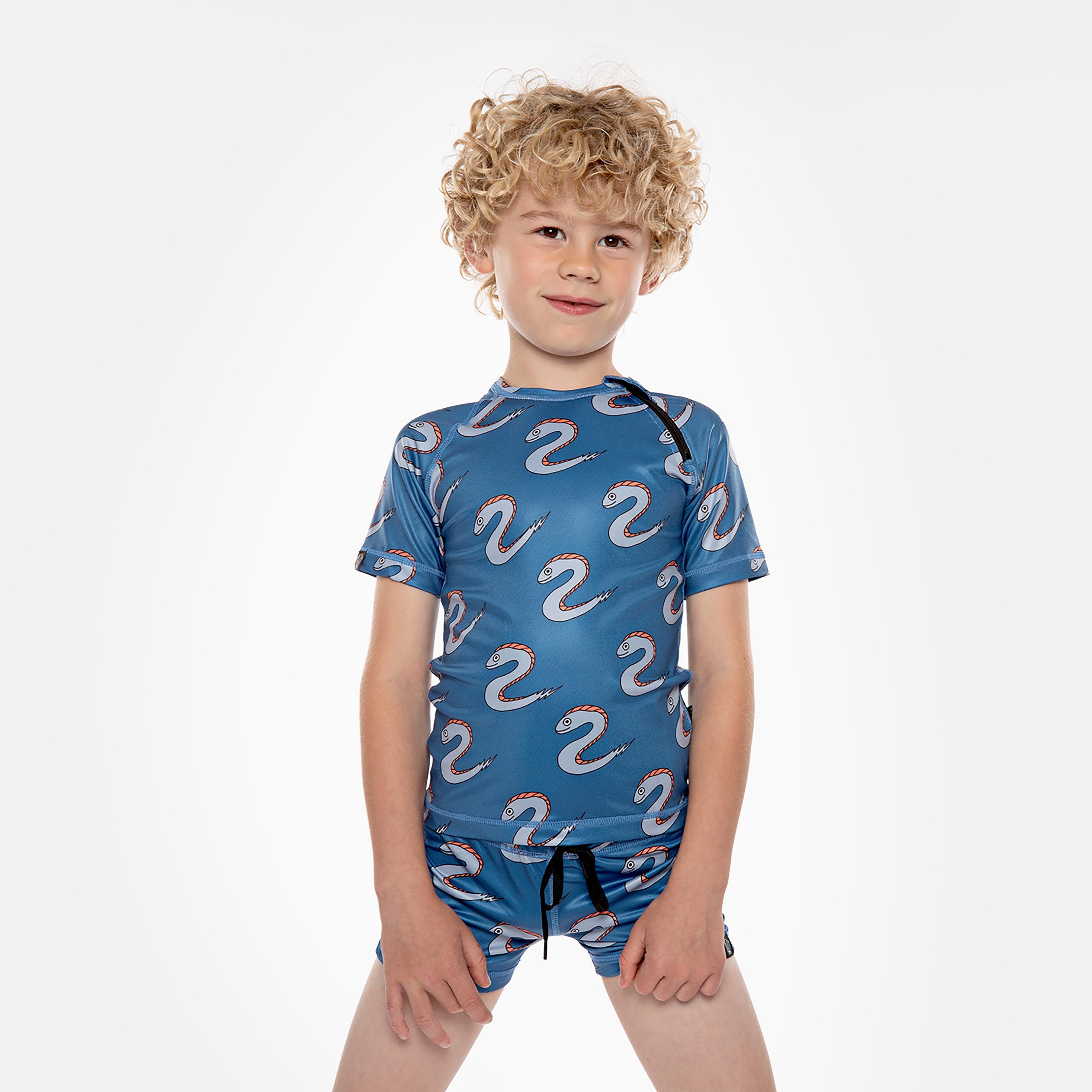 Beach & Bandits Electric Eel Printed Swim Shorts-baby-boys-clothing-swimwear-image-1