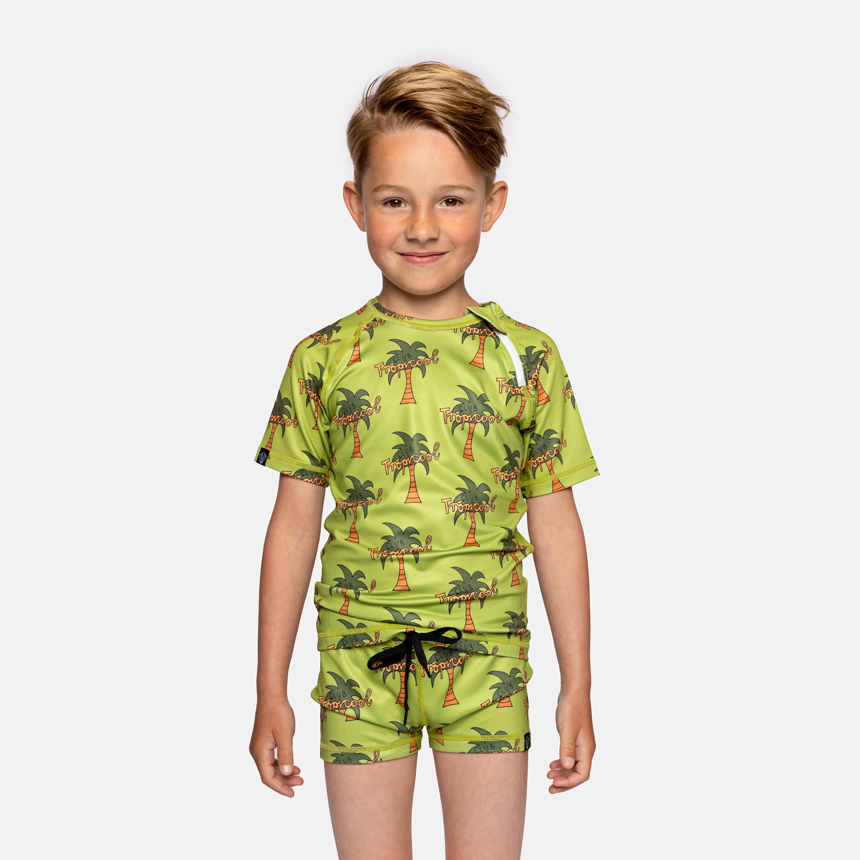 Beach & Bandits Club Tropicool Printed Swim Shorts-sports-boys-clothing-swimwear-image-1