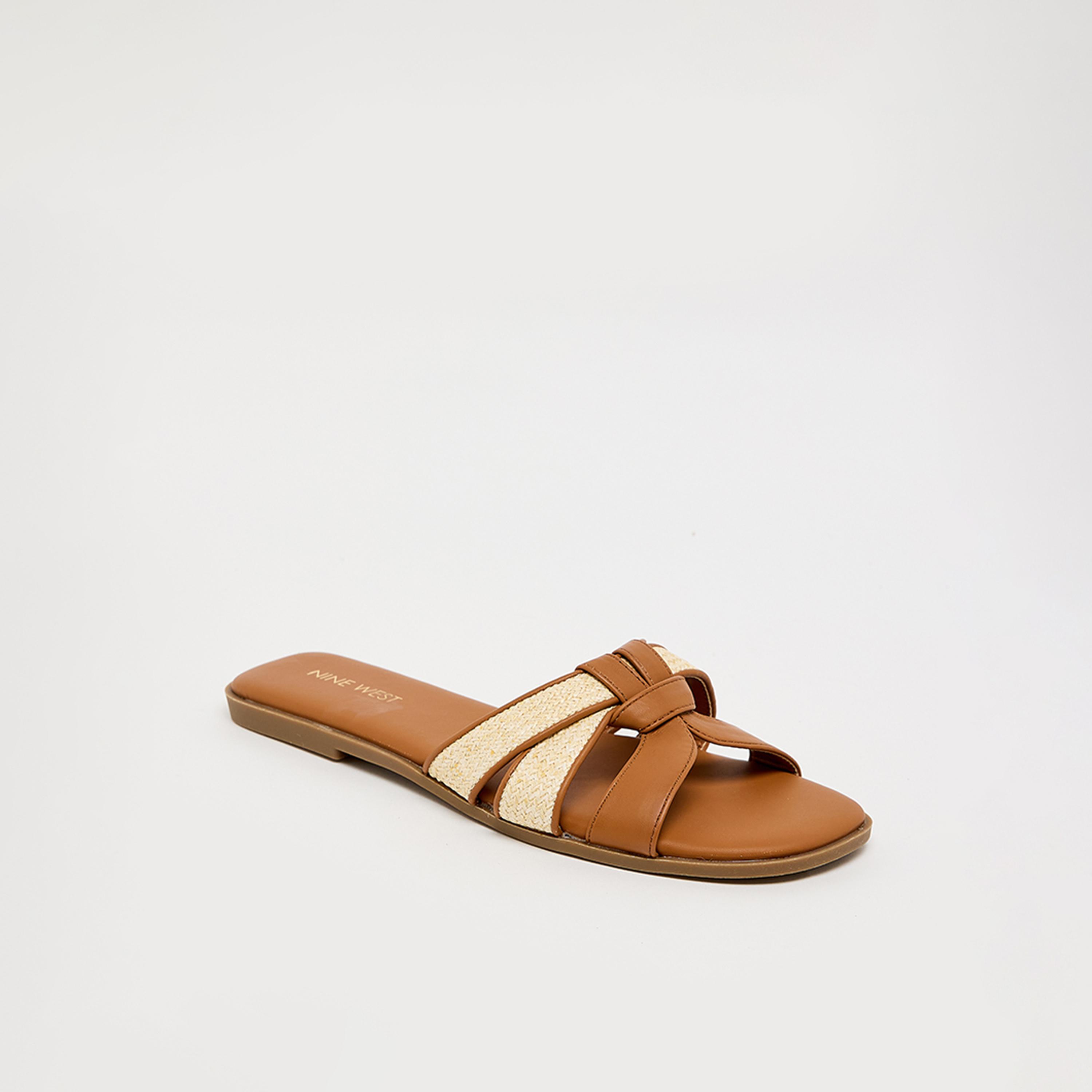 Nine West Women's Slip-On Slide Flat Sandals | SXH138527-women-shoes-sandals-flats-image-1