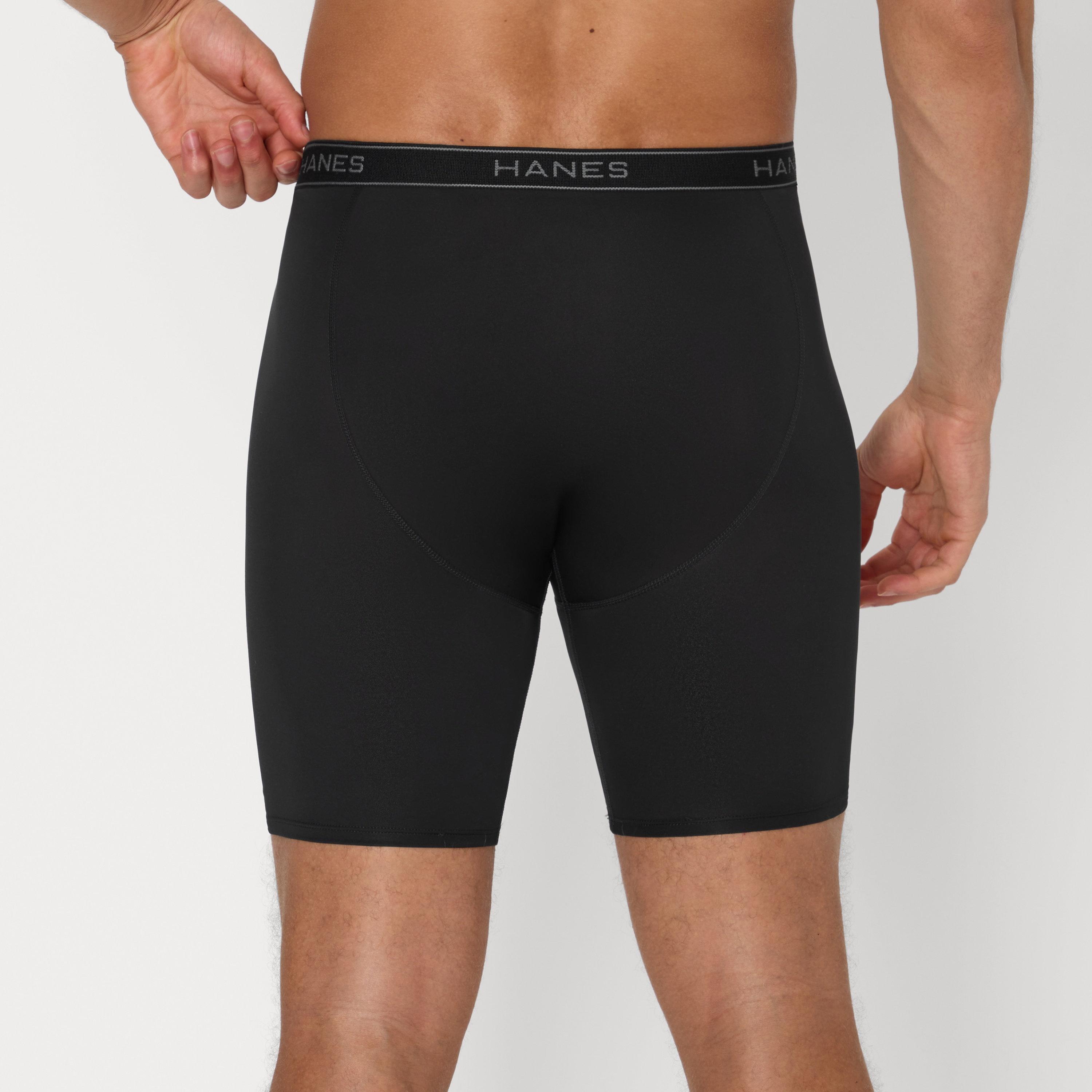 طقم سراويل "بوكسر بريفز" رجالي بخصر يحمل شعار الماركة - عبوة تشكيلة من 6 قطع من هينز-men-clothing-innerwear-underwear-image-4