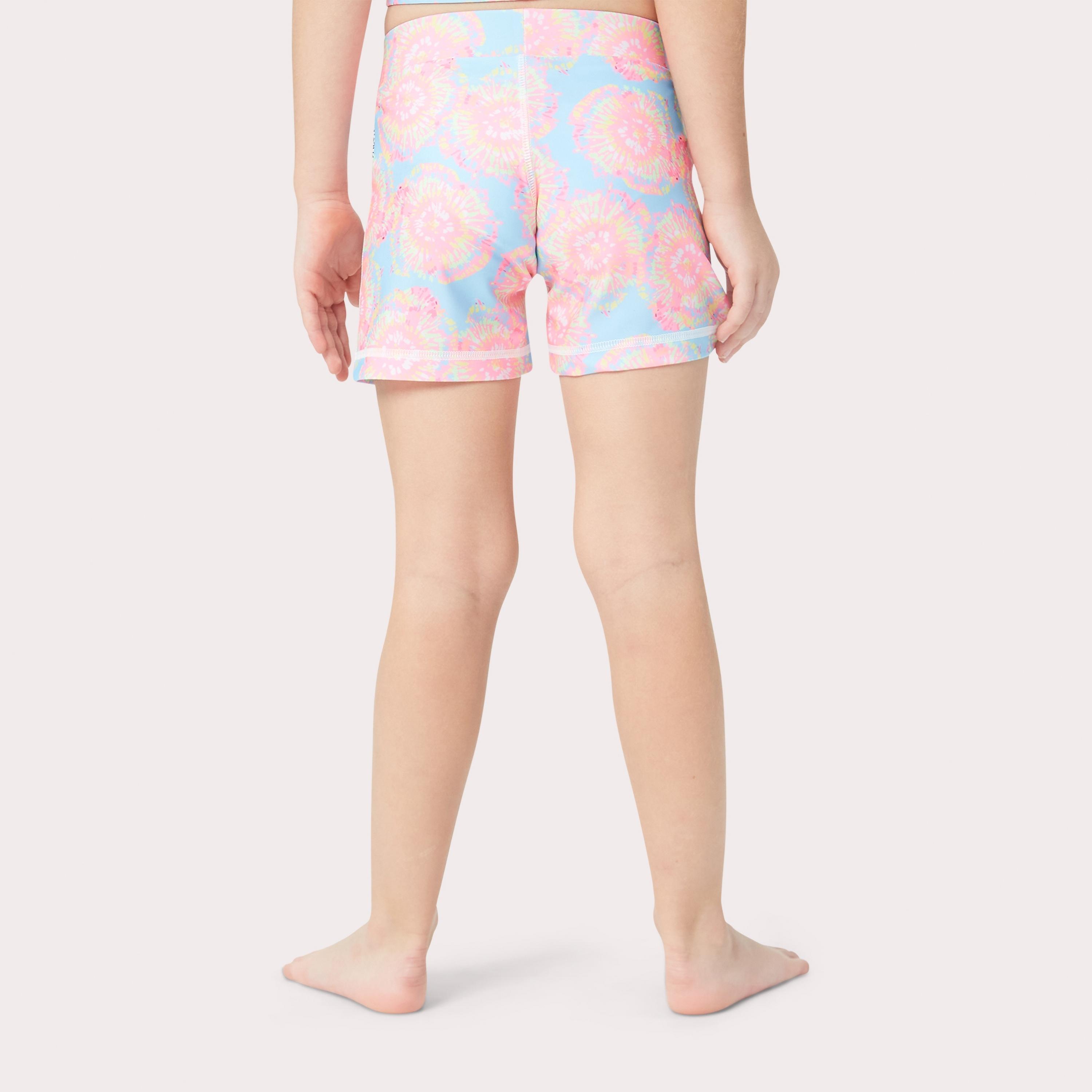 شورت سباحة للفتيات من COEGA Sunwear، صبغة ربطة عنق زرقاء وردية-sports-gear-swimming-girl-image-3