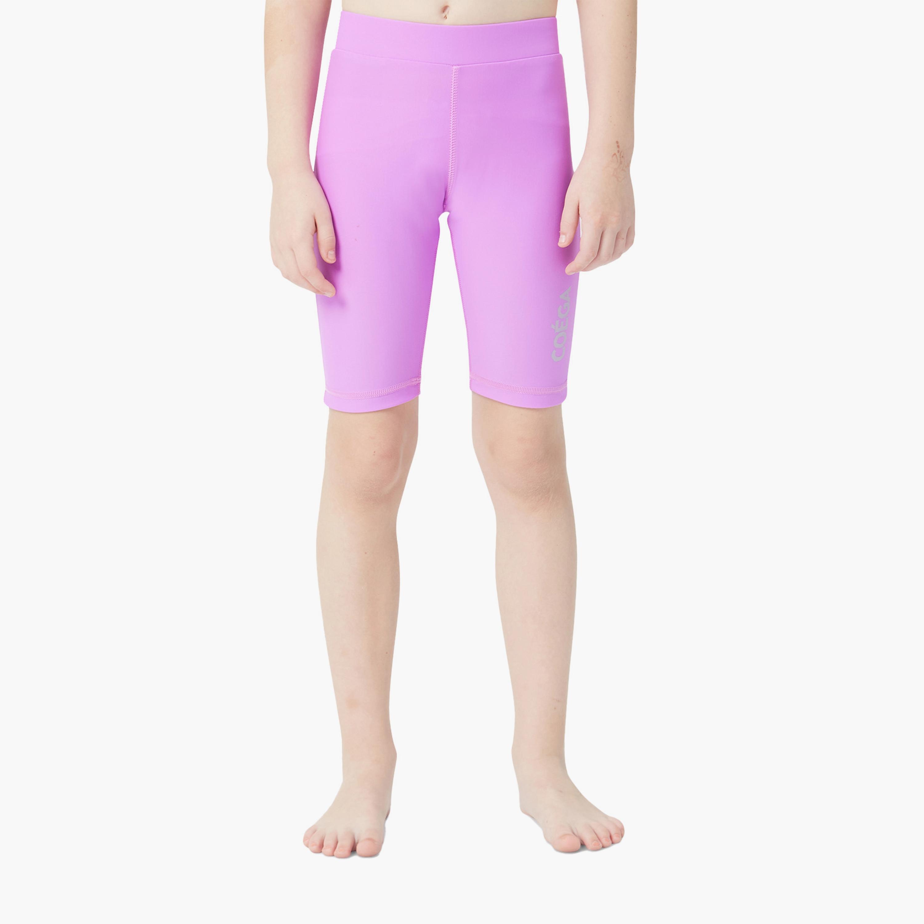 شورت سباحة للفتيات من COEGA طويل، باللون الوردي والأزرق-sports-gear-swimming-girl-image-1