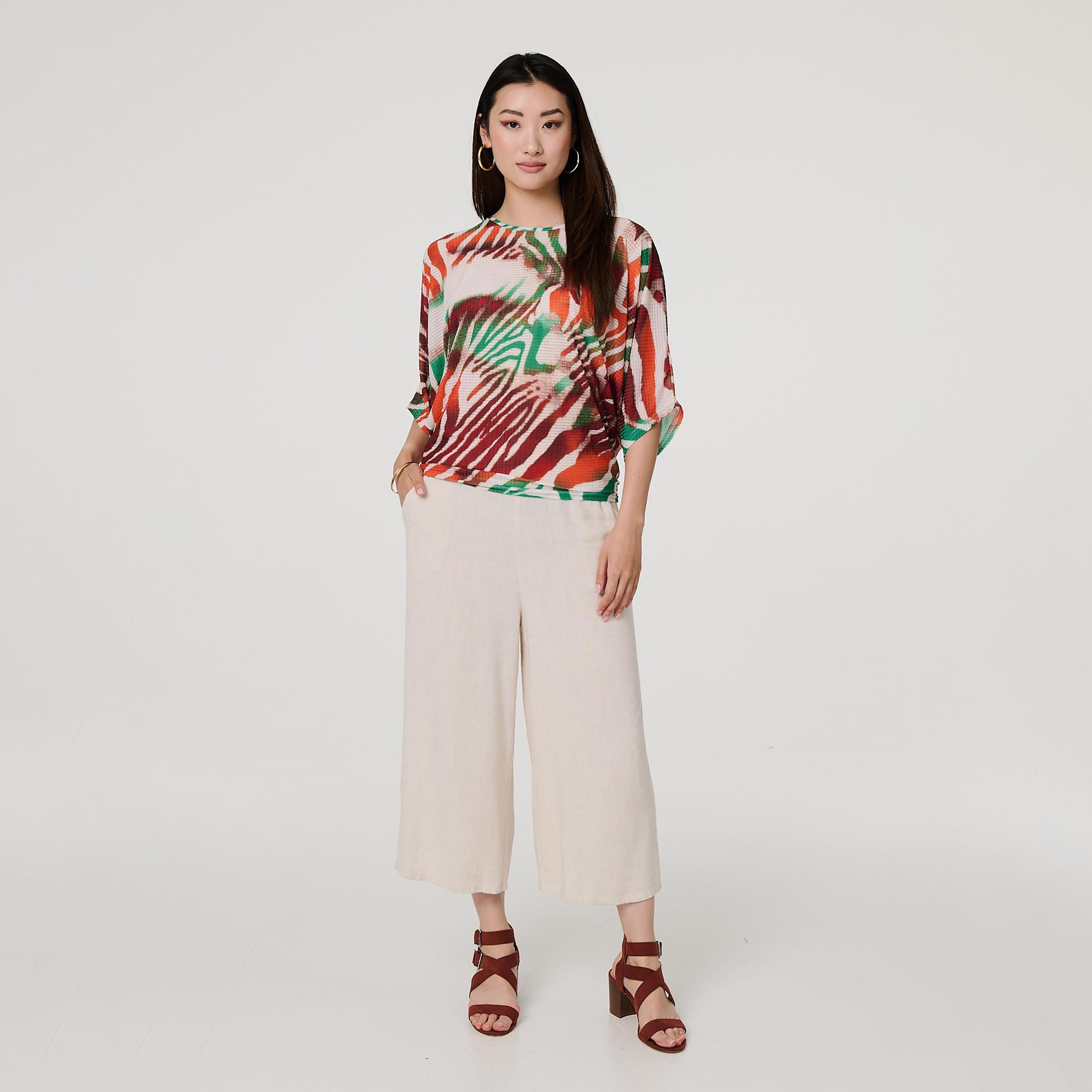 Izabel London Multicolour Abstract Print Women's Top-women-clothing-shirtsandblouses-blouses-image-1