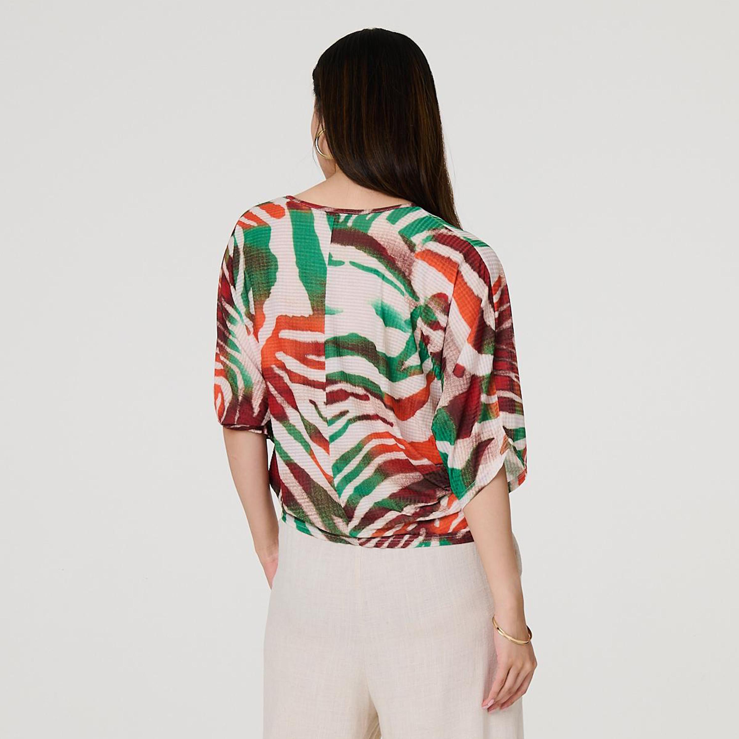 Izabel London Multicolour Abstract Print Women's Top-women-clothing-shirtsandblouses-blouses-image-3
