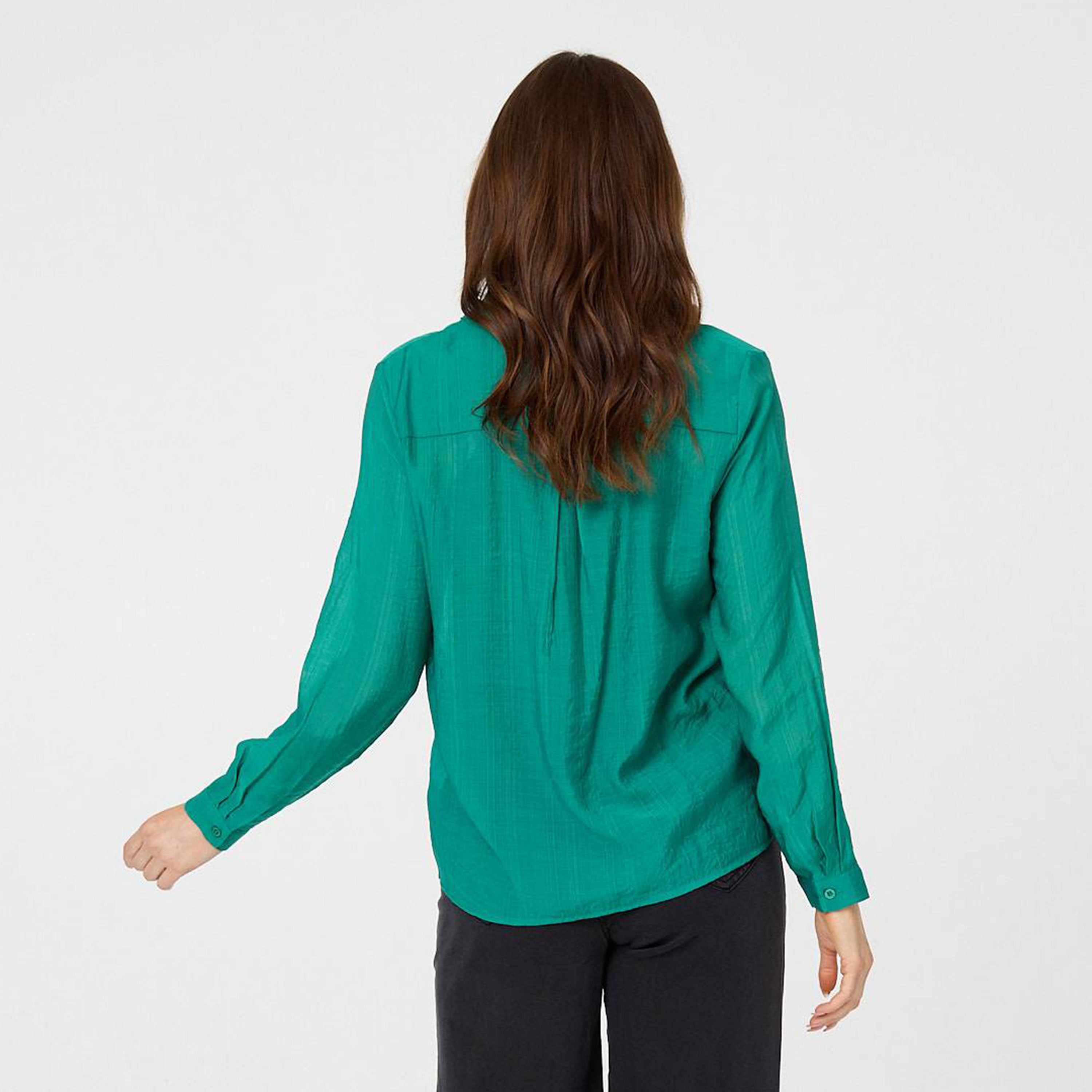 قميص نسائي بياقة من إيزابيل لندن-women-clothing-shirtsandblouses-shirts-image-11