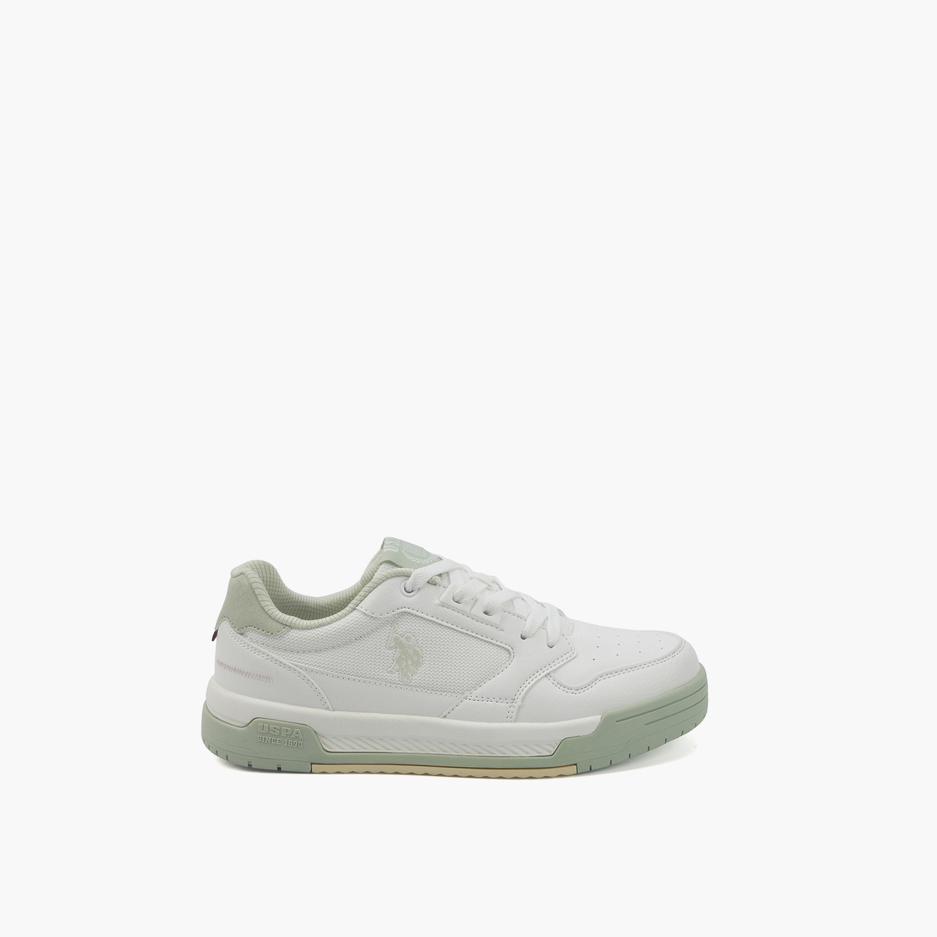 U.S. Polo Assn Women's Lace-Up Low Ankle Sneakers | TALIA-1-GLB-5PR-WOMEN-OD-women-shoes-sneakers-image-2