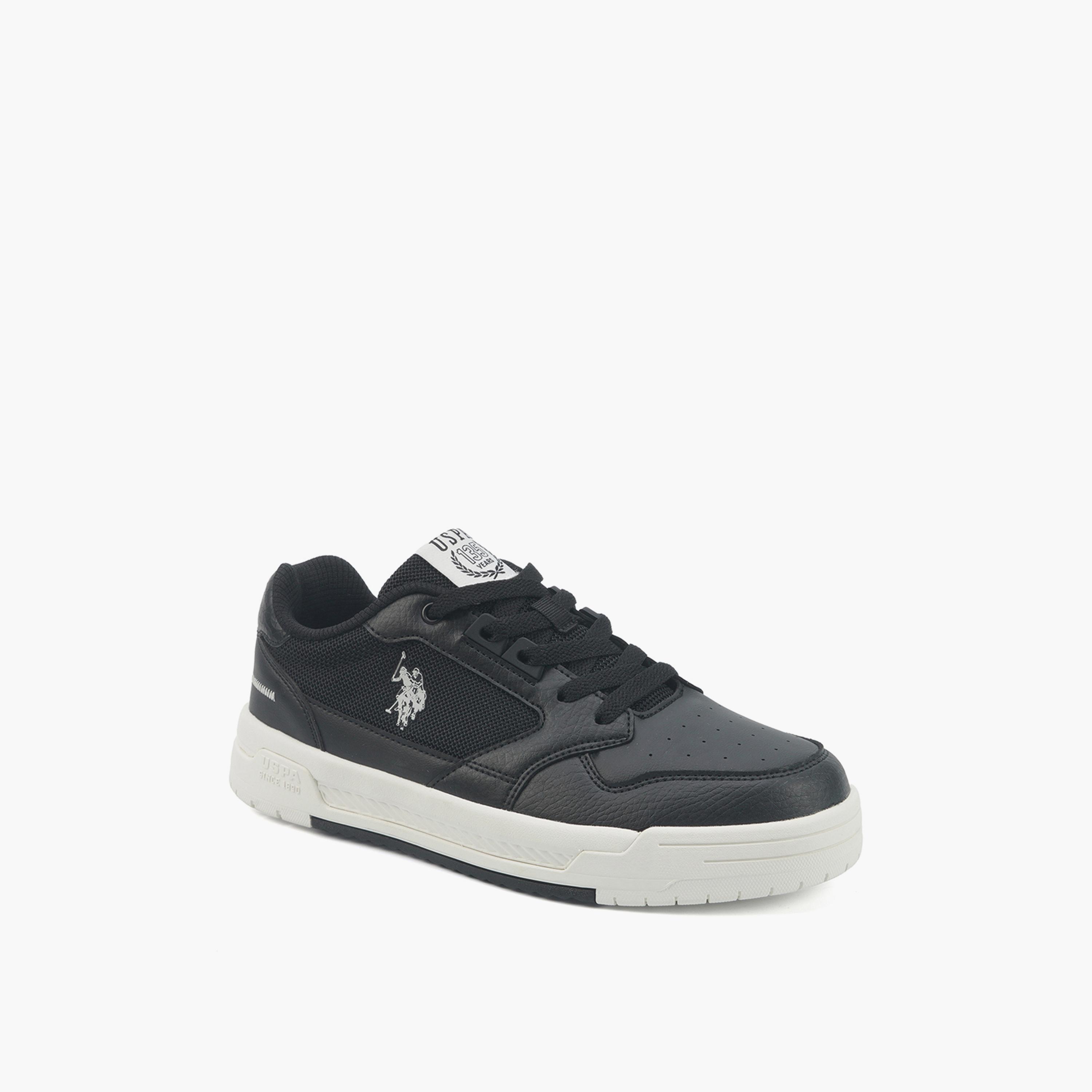 يو إس بولو أسوسييشن. - حذاء رياضي نسائي مسطح برباط بكاحل منخفض | TALIA_GLB_5PR_WOMEN_OD-women-shoes-sneakers-image-1
