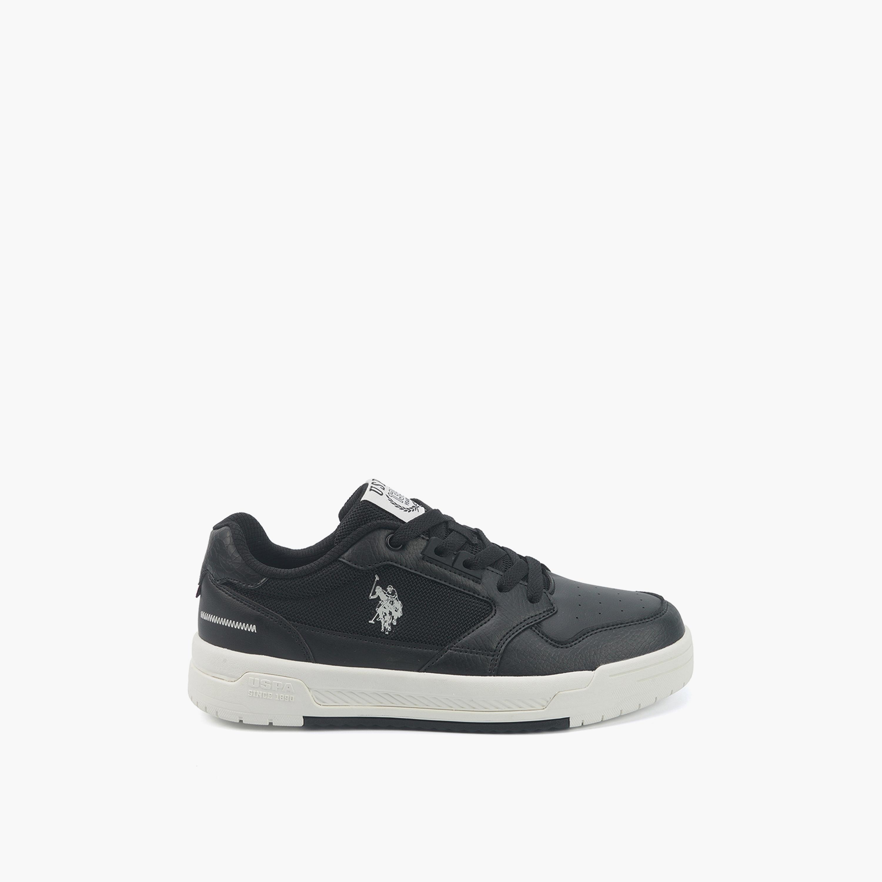 يو إس بولو أسوسييشن. - حذاء رياضي نسائي مسطح برباط بكاحل منخفض | TALIA_GLB_5PR_WOMEN_OD-women-shoes-sneakers-image-3