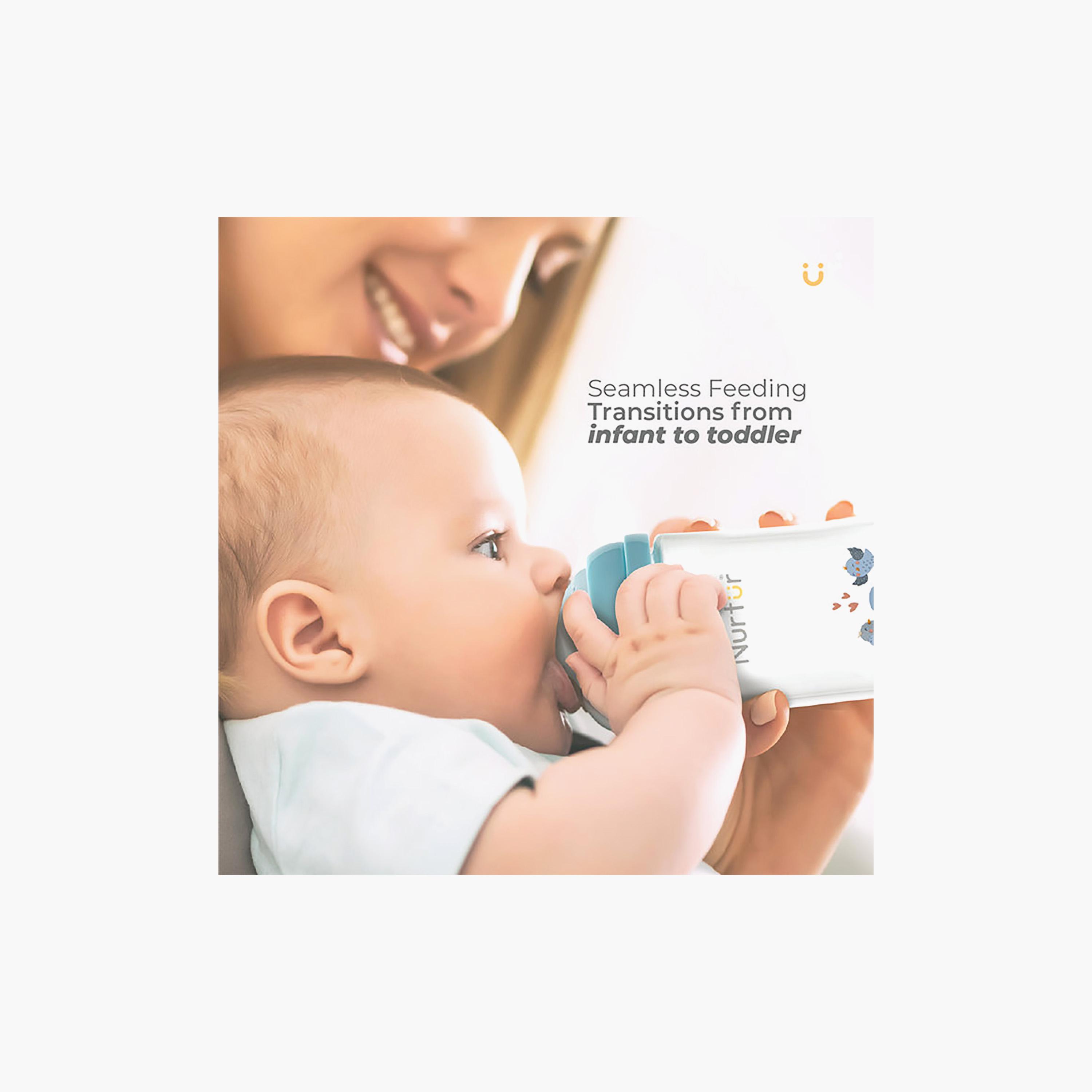 Nurtur Cozi Narrow Neck Silicone Teat - 3 Flow - Nude-baby-feeding-feedingbottles-bottlesandteats-image-4