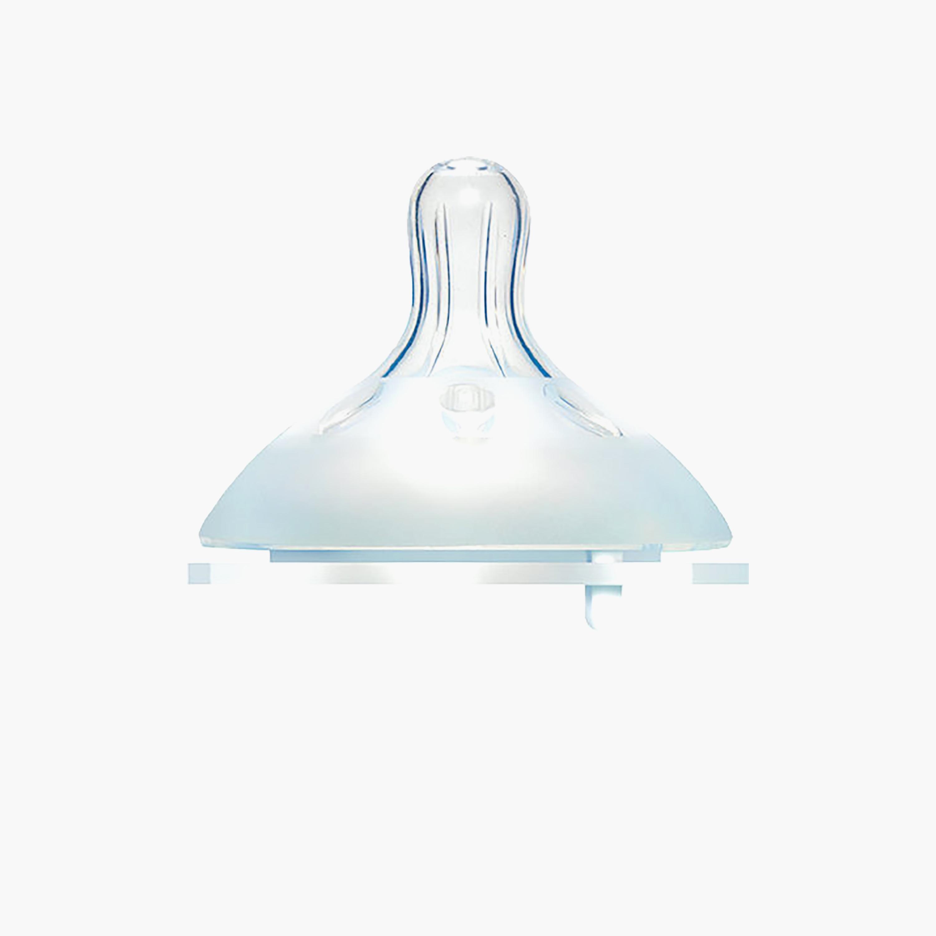 Nurtur Cozi Wide Neck Silicone Teat - 3 Flow - Nude-baby-feeding-feedingbottles-bottlesandteats-image-1