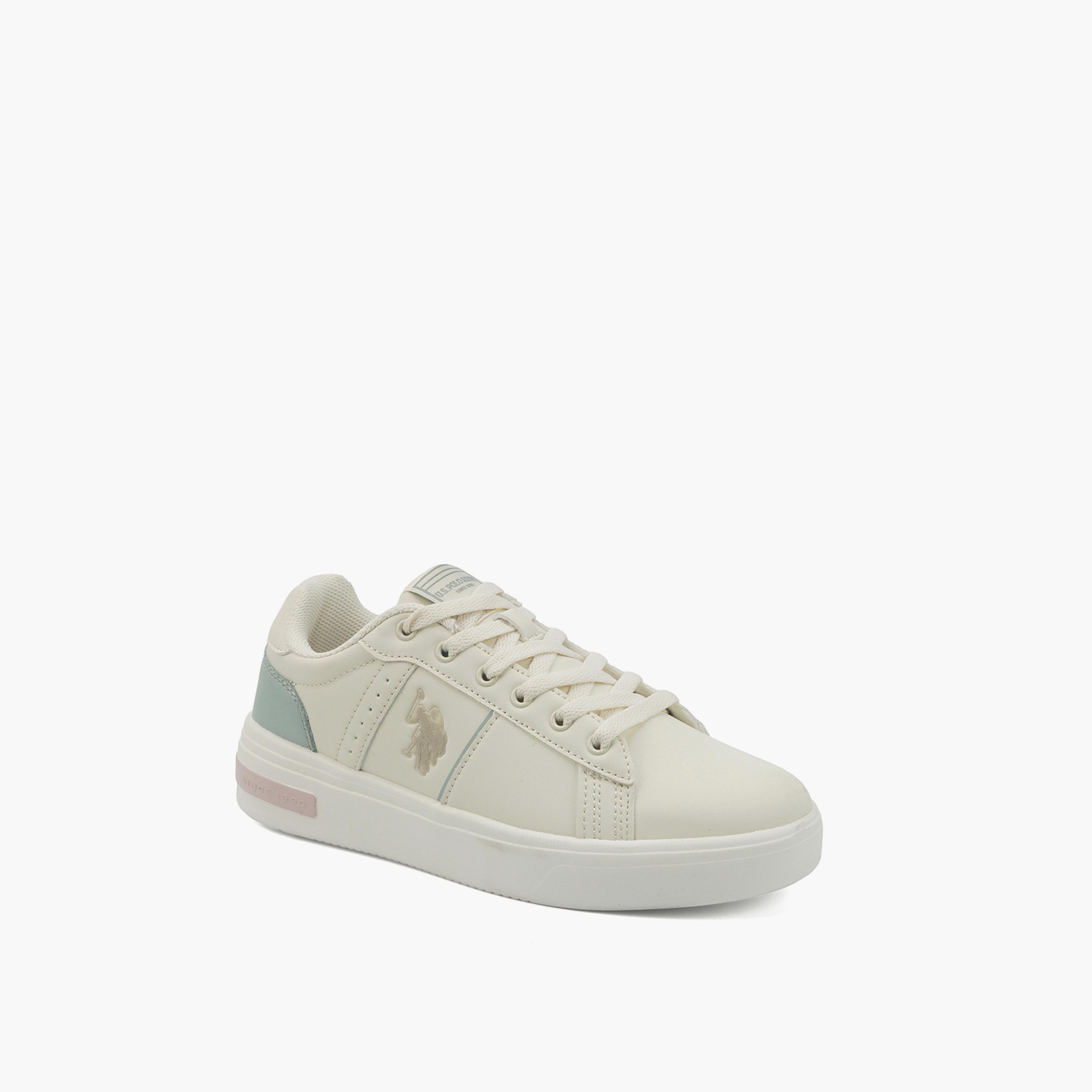 U.S. Polo Assn Women's Lace-Up Low Ankle Sneakers | TERRA-GLB-5PR-WOMEN-OD-women-shoes-sneakers-image-1