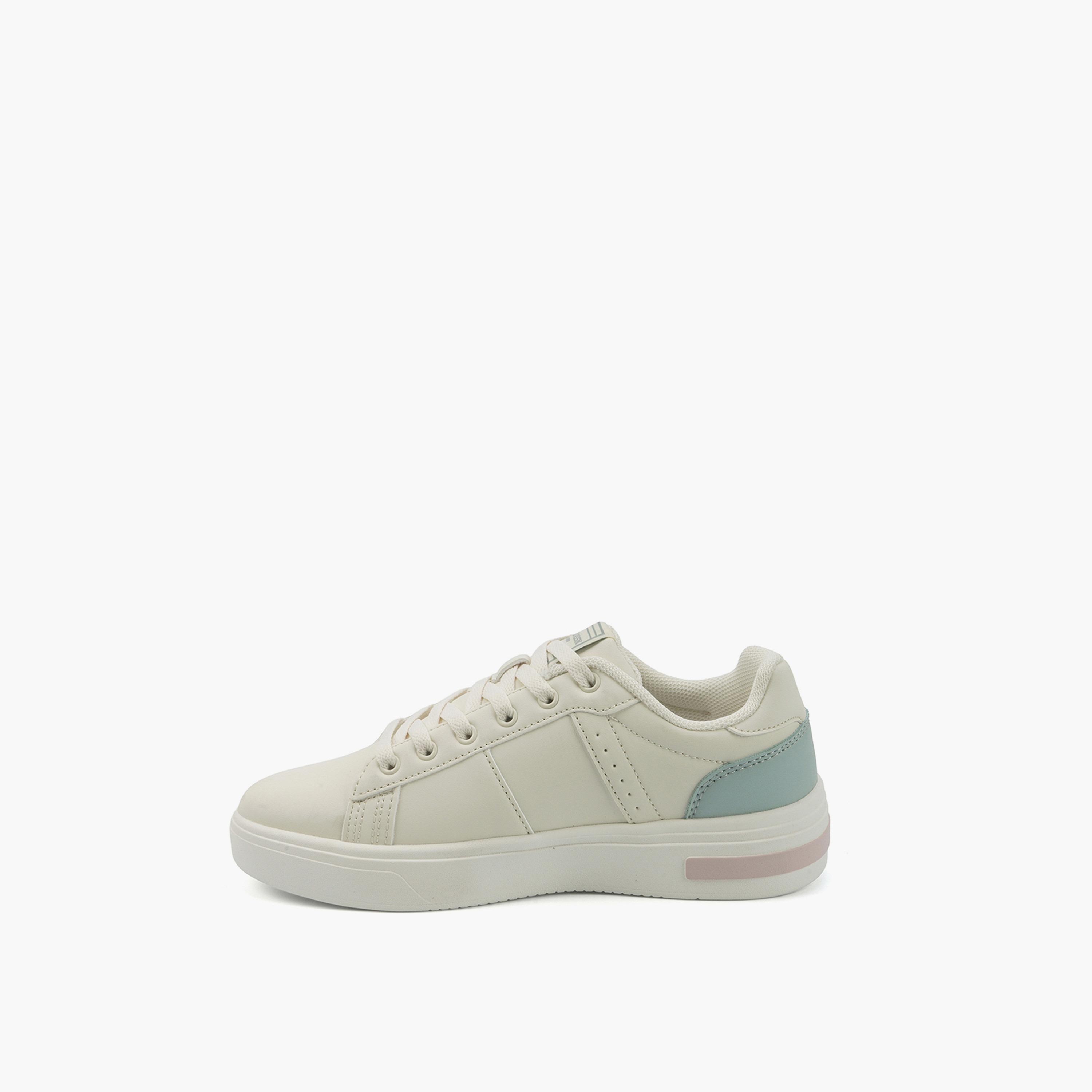 U.S. Polo Assn Women's Lace-Up Low Ankle Sneakers | TERRA-GLB-5PR-WOMEN-OD-women-shoes-sneakers-image-3