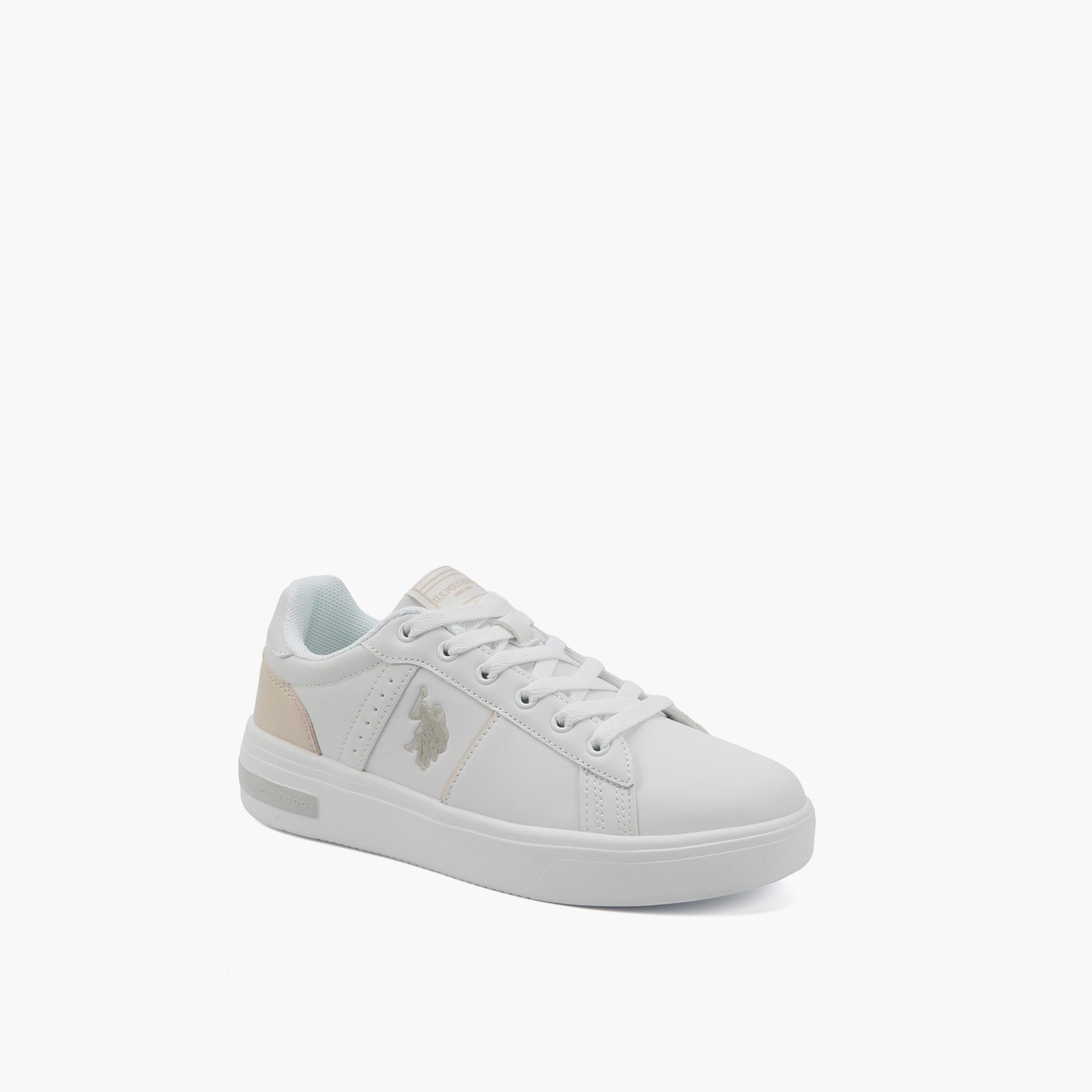 U.S. Polo Assn Women's Lace-Up Low Ankle Sneakers | TERRA-GLB-5PR-WOMEN-OD-women-shoes-sneakers-image-1