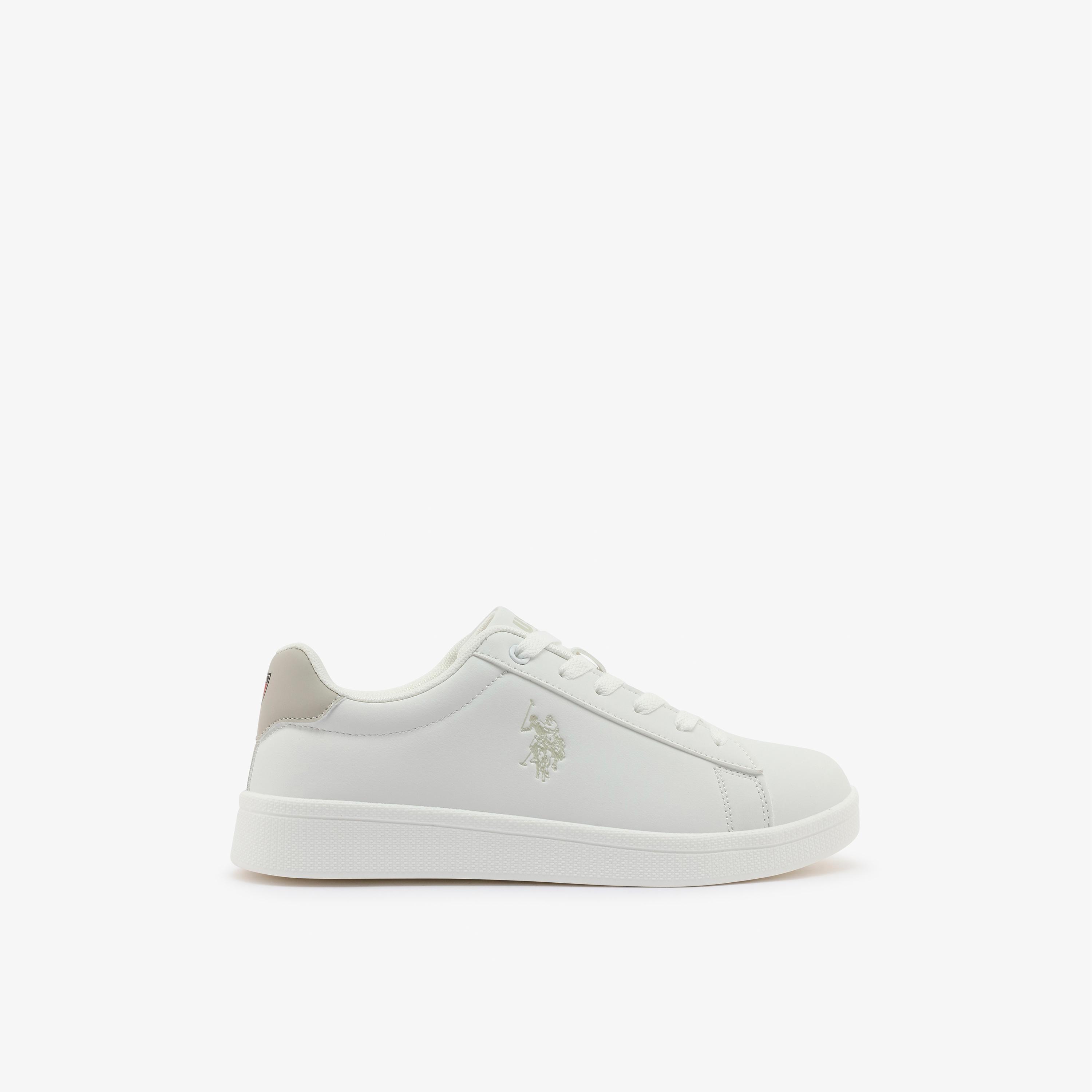 U.S. Polo Assn Women's Lace-Up Flat Low Ankle Sneakers | TIBET-PU-WMN-GLB-6FX-women-shoes-sneakers-image-3