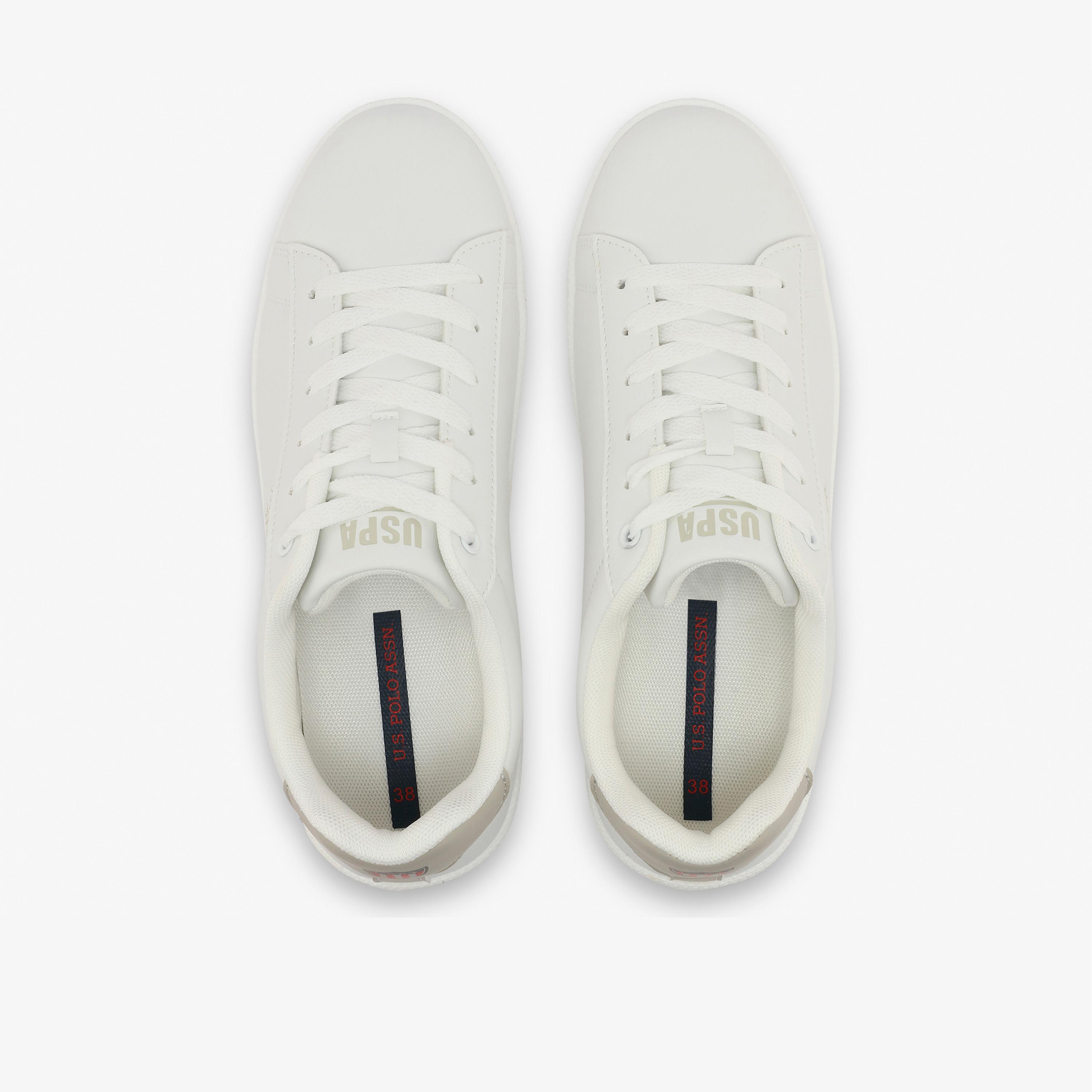 U.S. Polo Assn Women's Lace-Up Flat Low Ankle Sneakers | TIBET-PU-WMN-GLB-6FX-women-shoes-sneakers-image-4