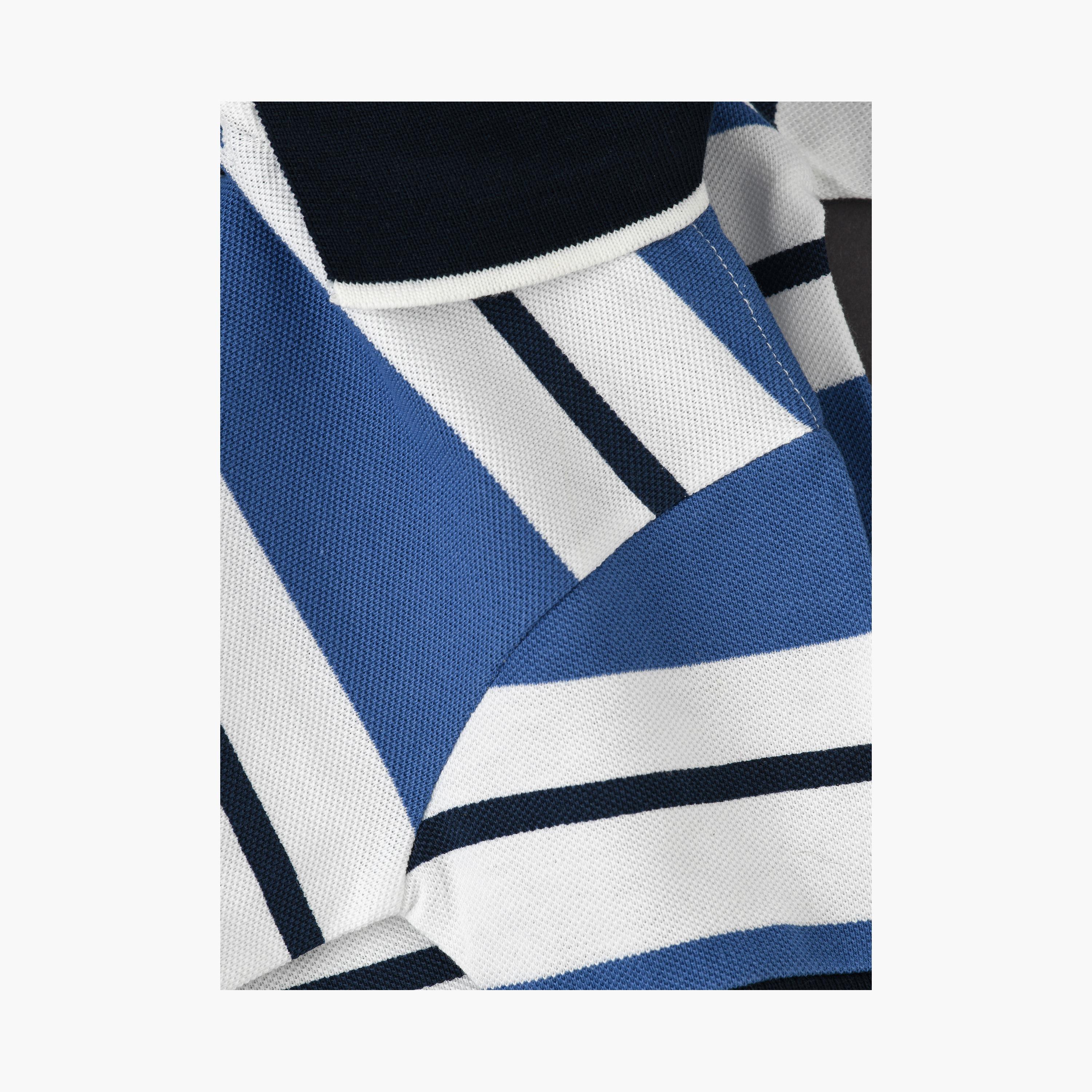 تي شيرت بولو بأكمام قصيرة مخطط من يونيك كيدز-boys-clothing-tshirtsandpolos-image-4