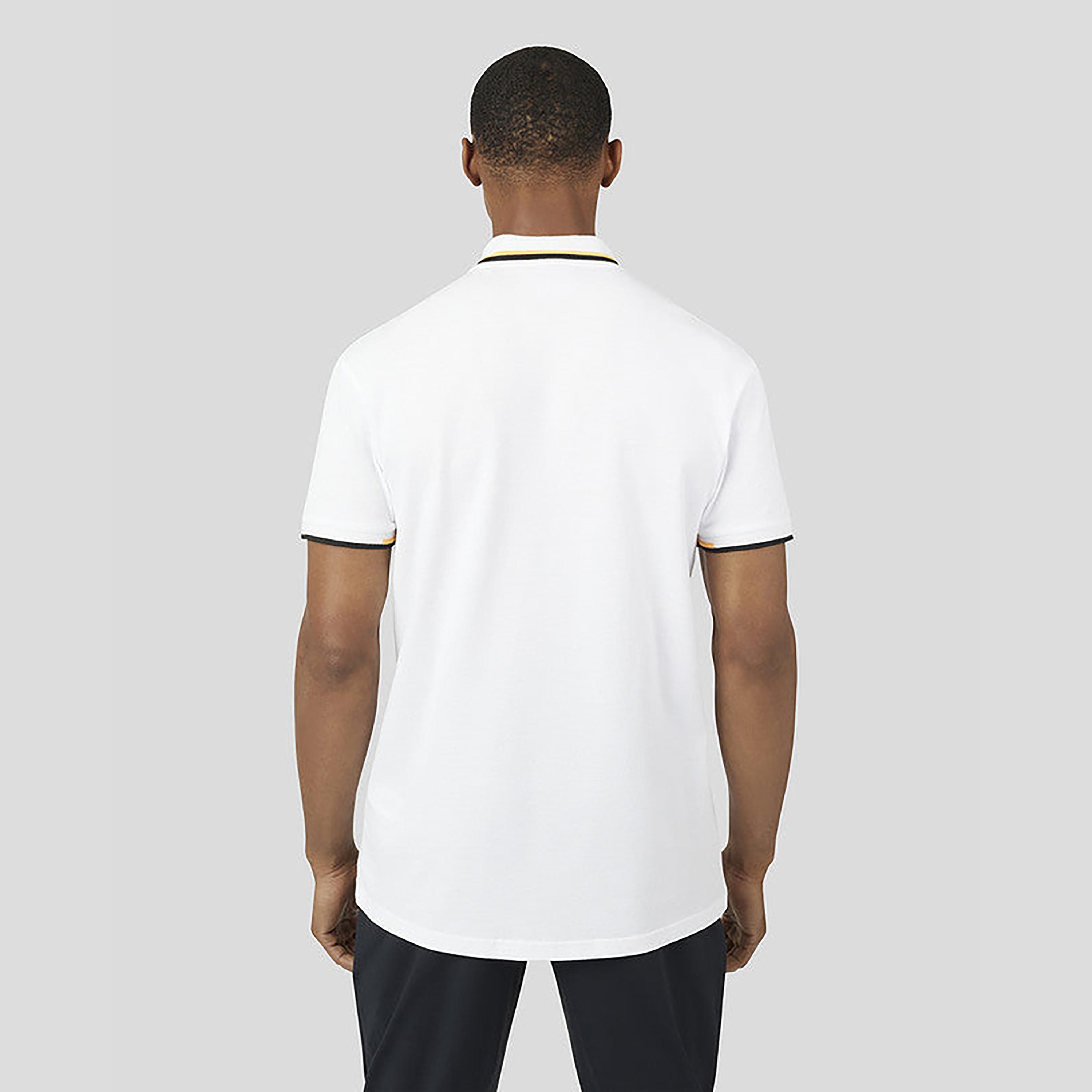 Castore Men's Collar Neck Short Sleeves Core Polo T-Shirt - White-men-clothing-sportswearandactivewear-tshirtsandpolos-image-2
