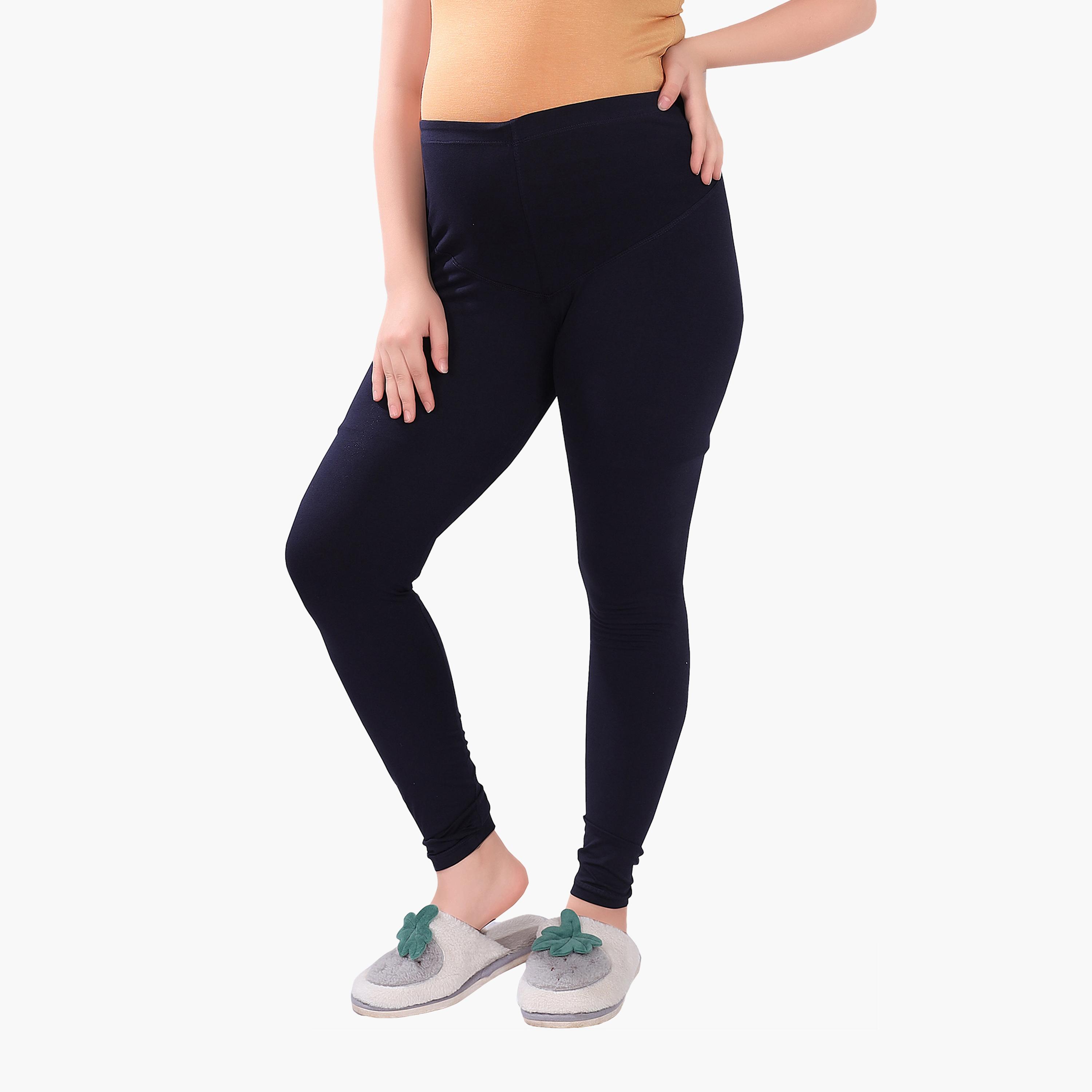 Tummy Maternity Basic Activewear Leggings-women-clothing-maternity-bottoms-image-2