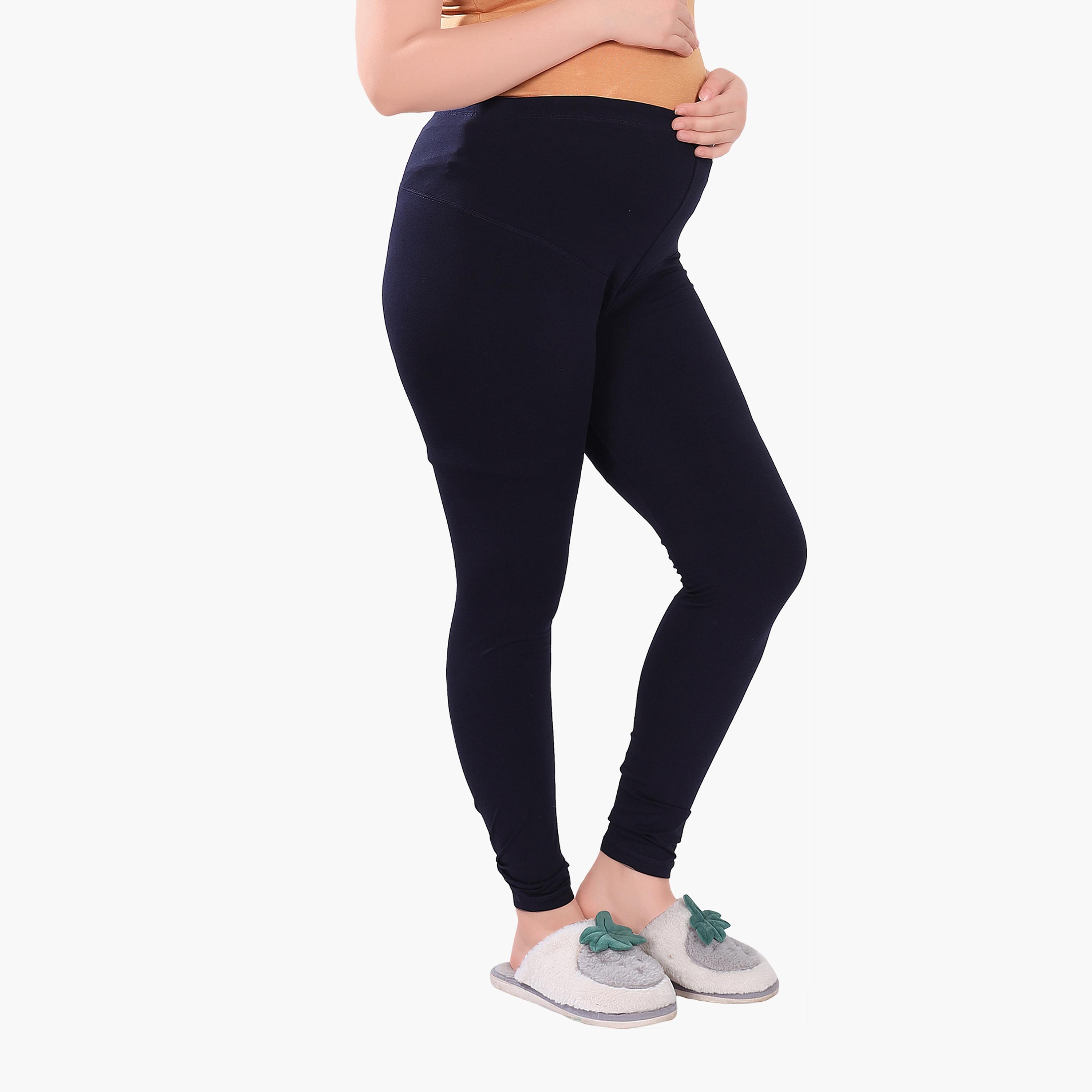 Tummy Maternity Basic Activewear Leggings-women-clothing-maternity-bottoms-image-3