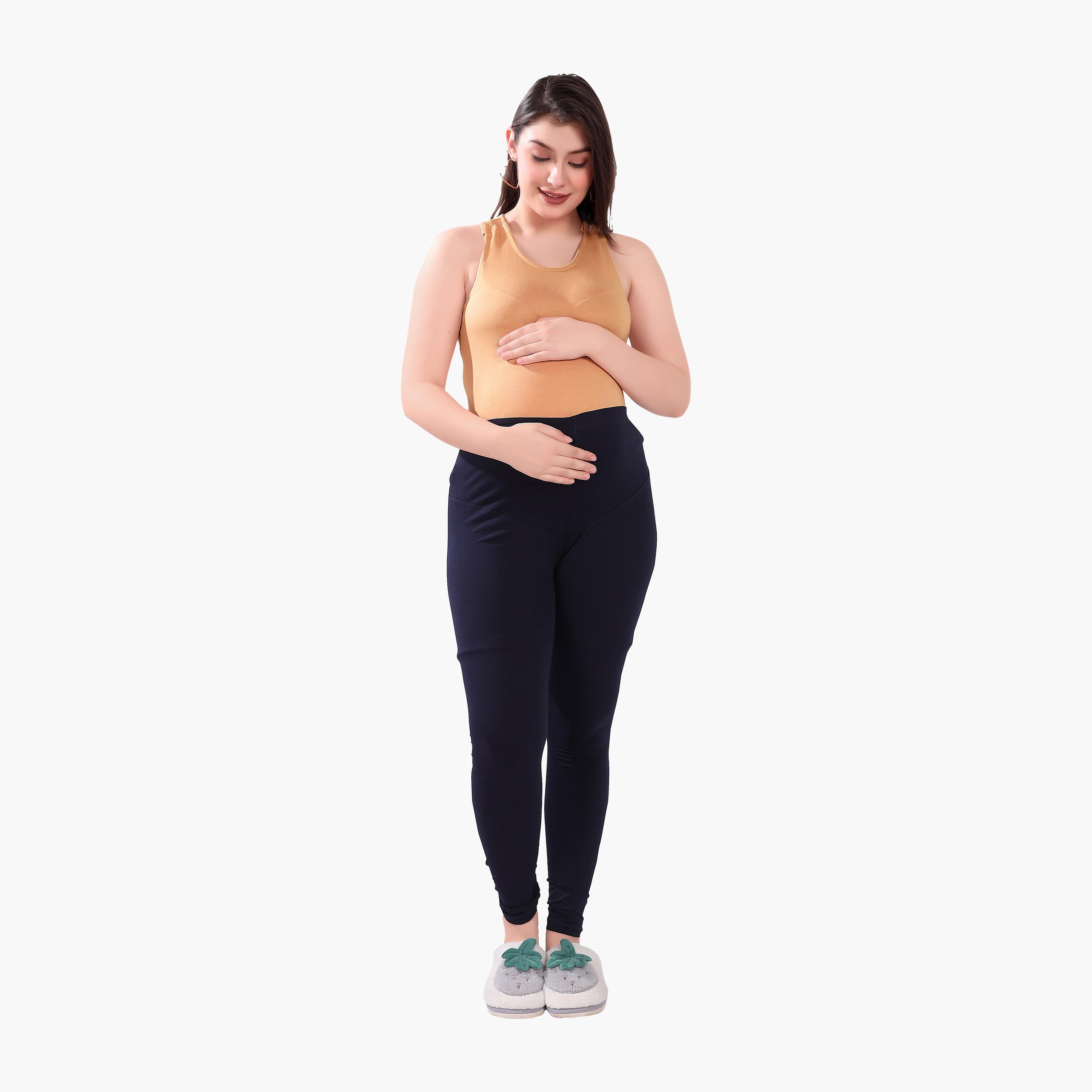 Tummy Maternity Basic Activewear Leggings-women-clothing-maternity-bottoms-image-5