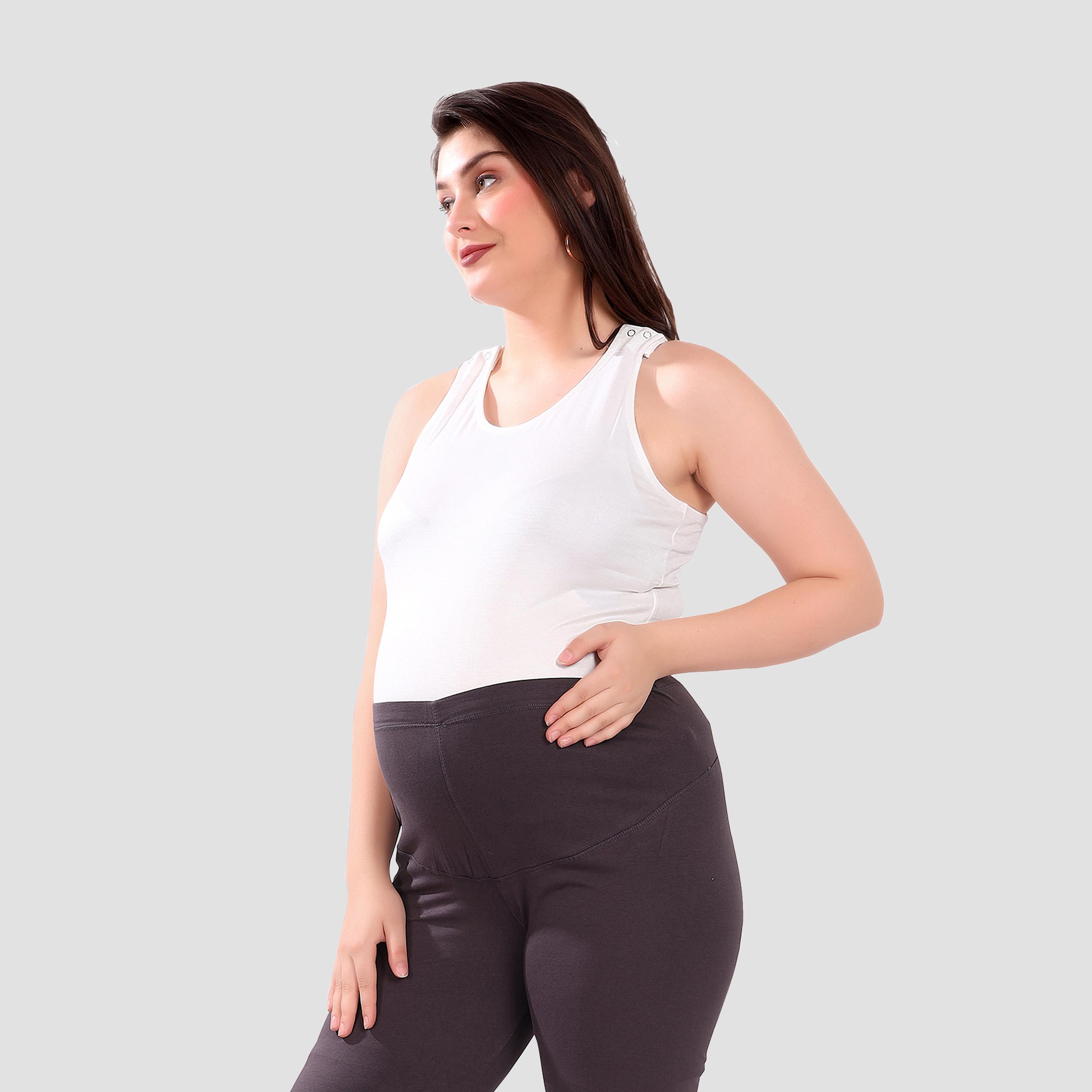 Tummy Stretchable Maternity Activewear Leggings-women-clothing-maternity-bottoms-image-2