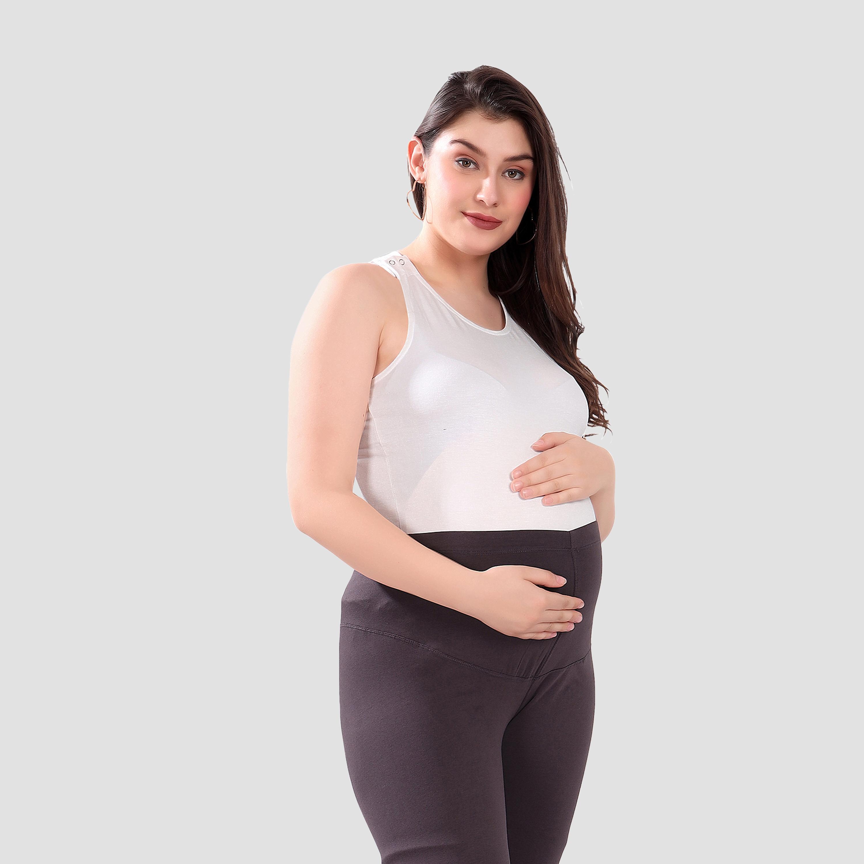 Tummy Stretchable Maternity Activewear Leggings-women-clothing-maternity-bottoms-image-3