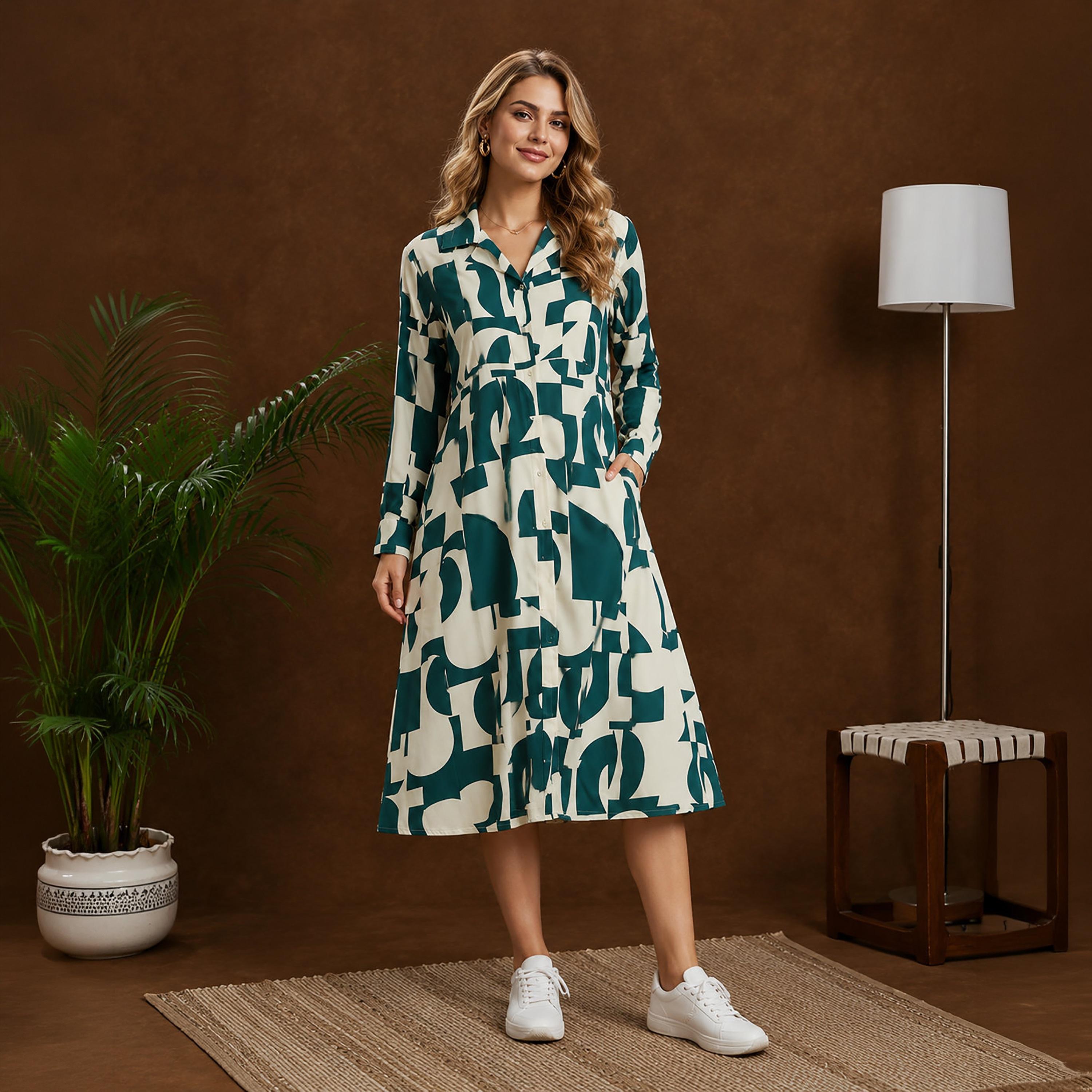 Tummy Rayon Maternity & Nursing Dress-women-clothing-maternity-dresses-image-1