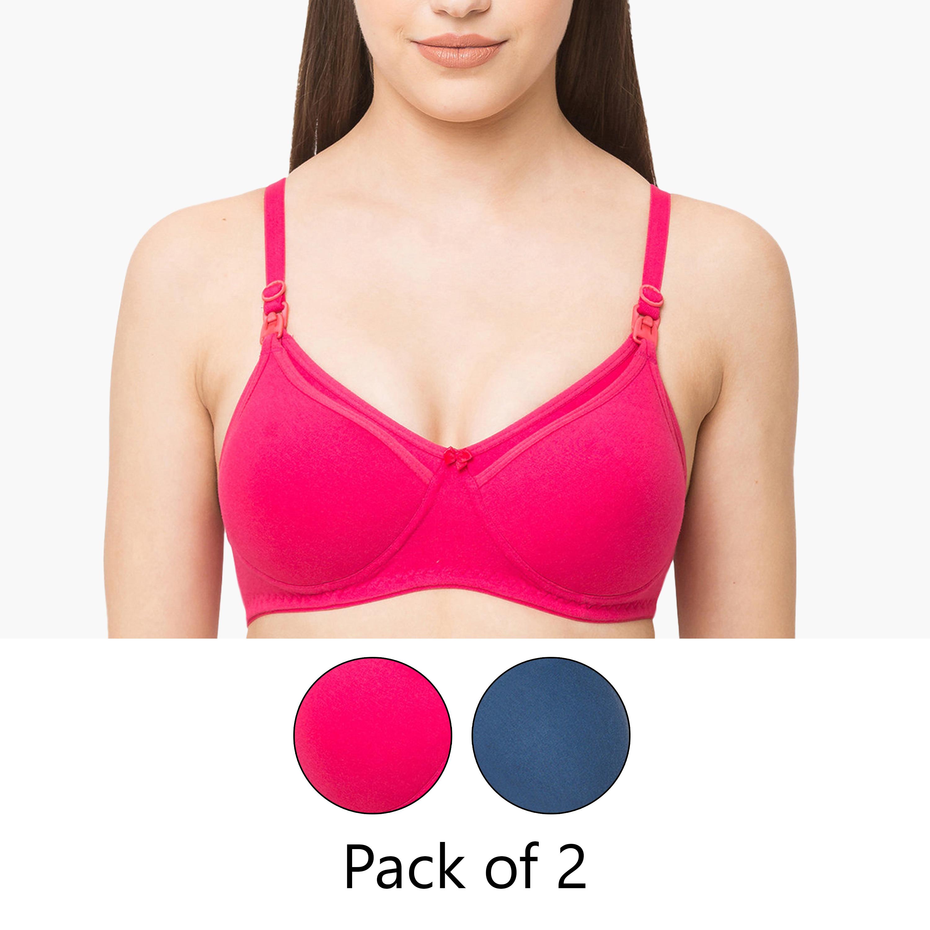 Tummy Pack of 2 Cottom Maternity Bra-women-clothing-maternity-lingerie-bras-image-1