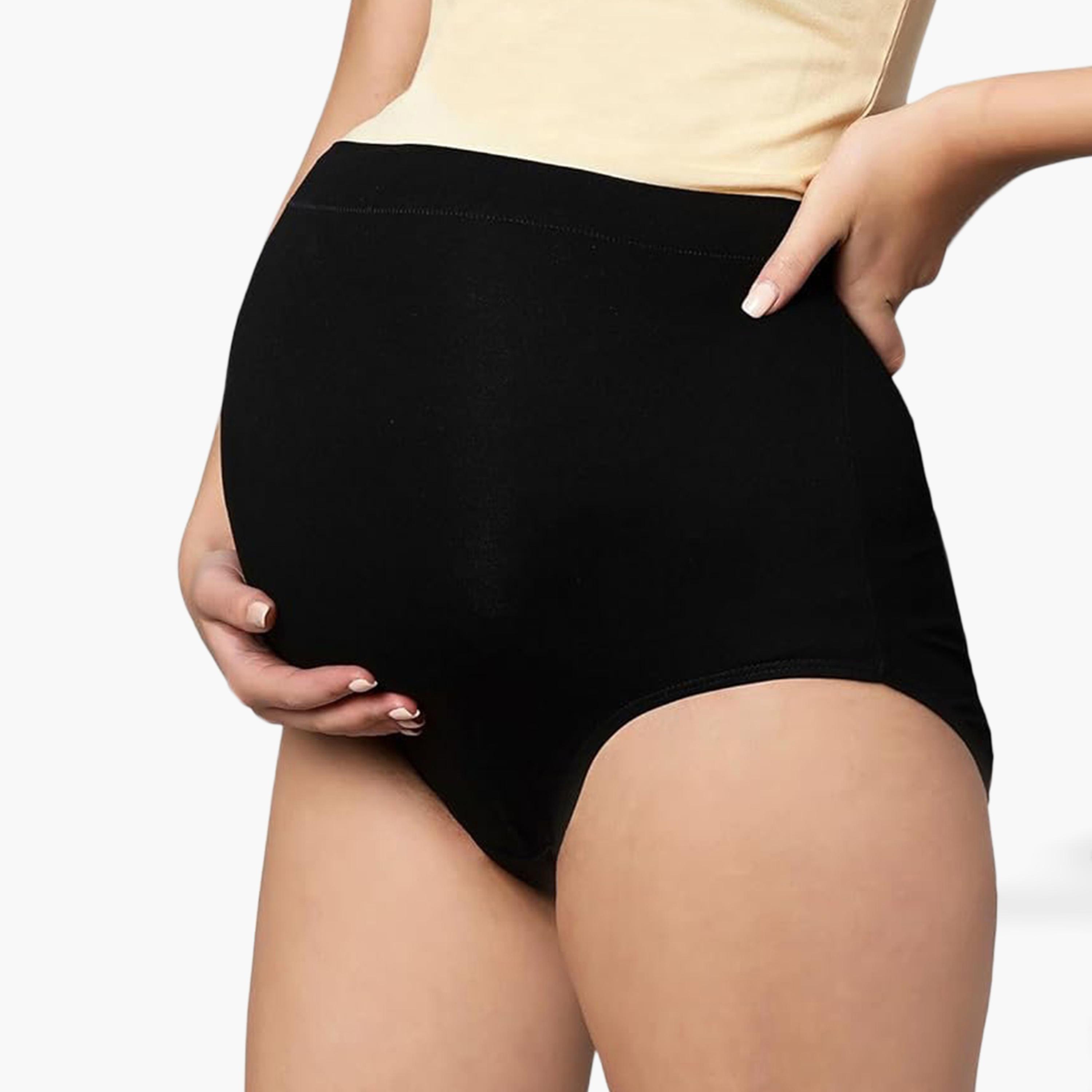 Tummy Bamboo Cotton High Waist Maternity Postpartum Panty-women-clothing-maternity-lingerie-shapewear-image-2
