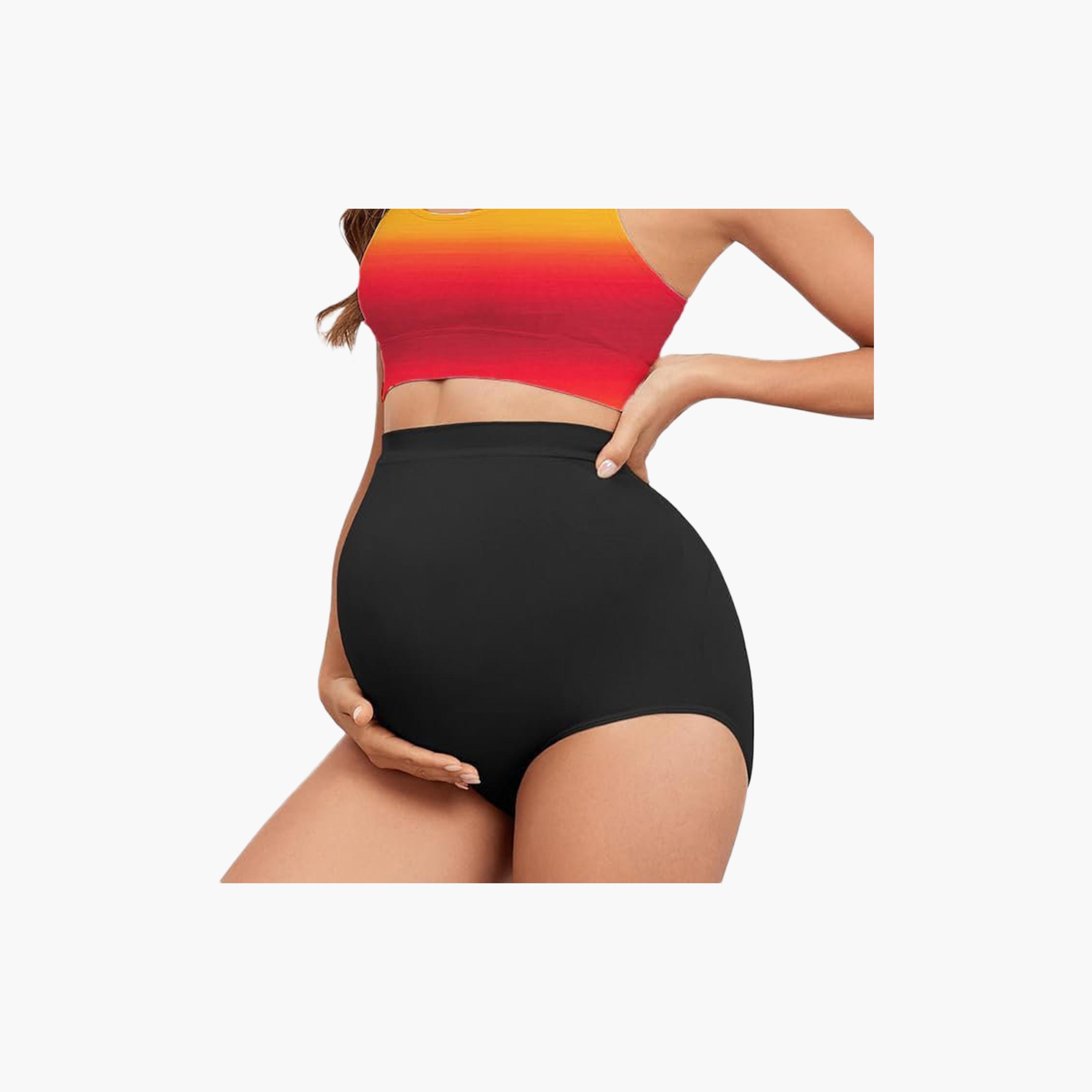 Tummy Bamboo Cotton High Waist Maternity Postpartum Panty-women-clothing-maternity-lingerie-shapewear-image-4