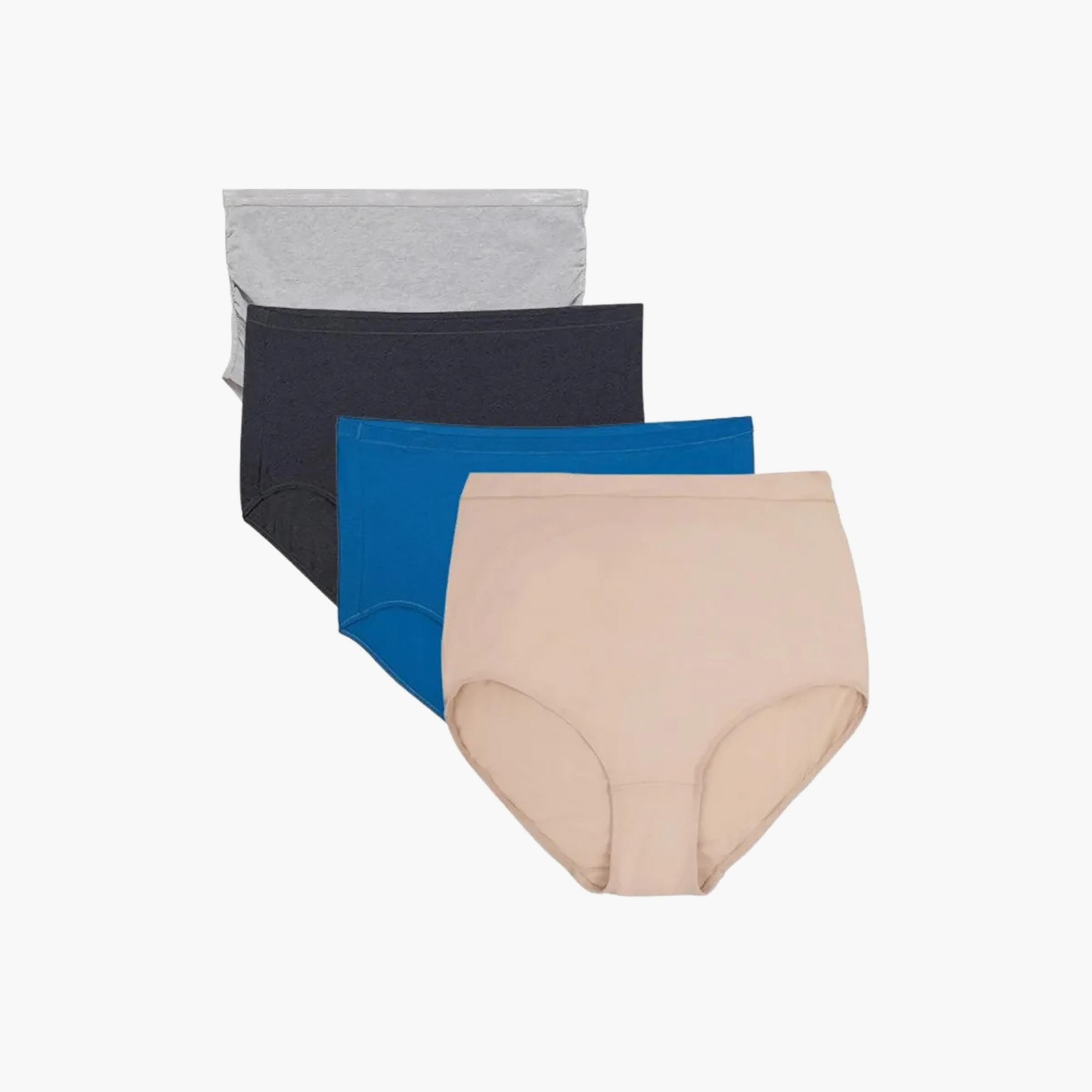 Tummy Pack of 4 High Waist Maternity Panties-women-clothing-maternity-lingerie-shapewear-image-1