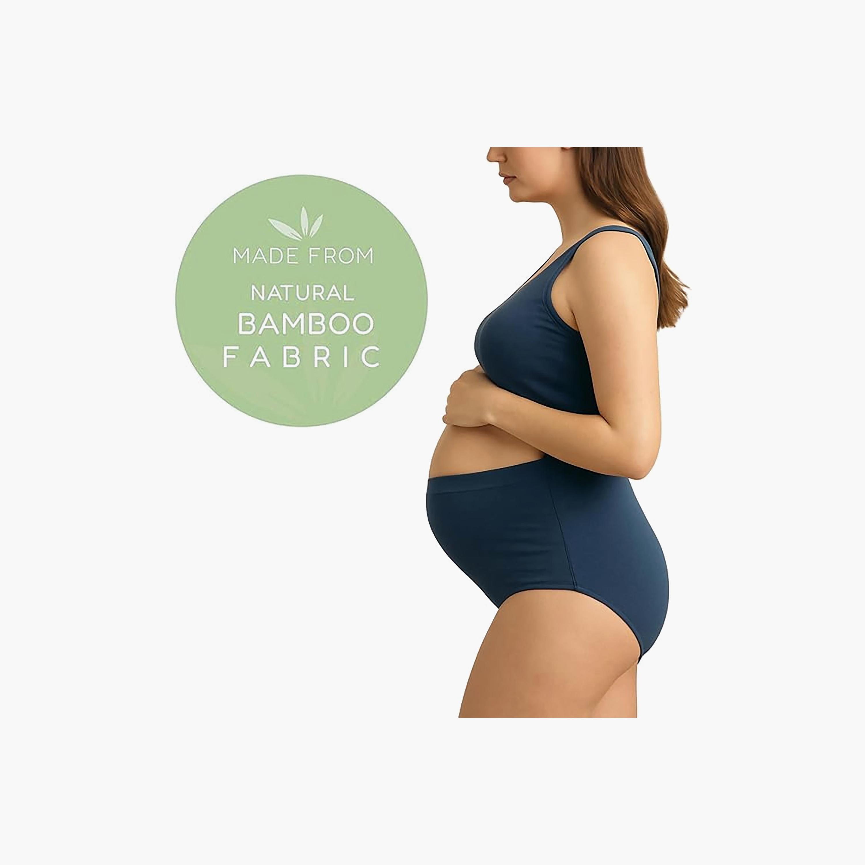 Tummy Pack of 4 High Waist Maternity Panties-women-clothing-maternity-lingerie-shapewear-image-3