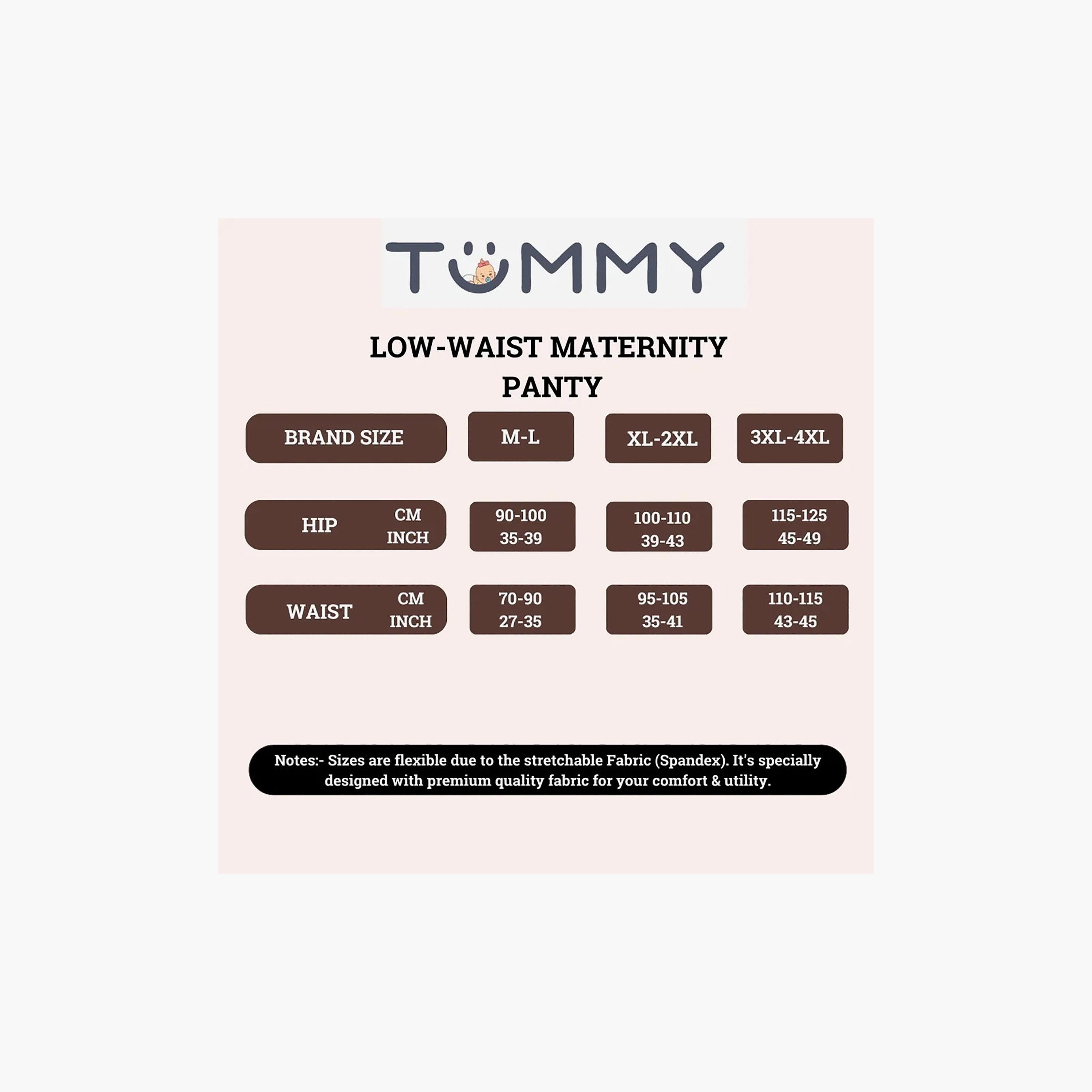 Tummy Pack of 3 Bamboo Cotton Low Waist Maternity Panties-women-clothing-maternity-lingerie-panties-image-2