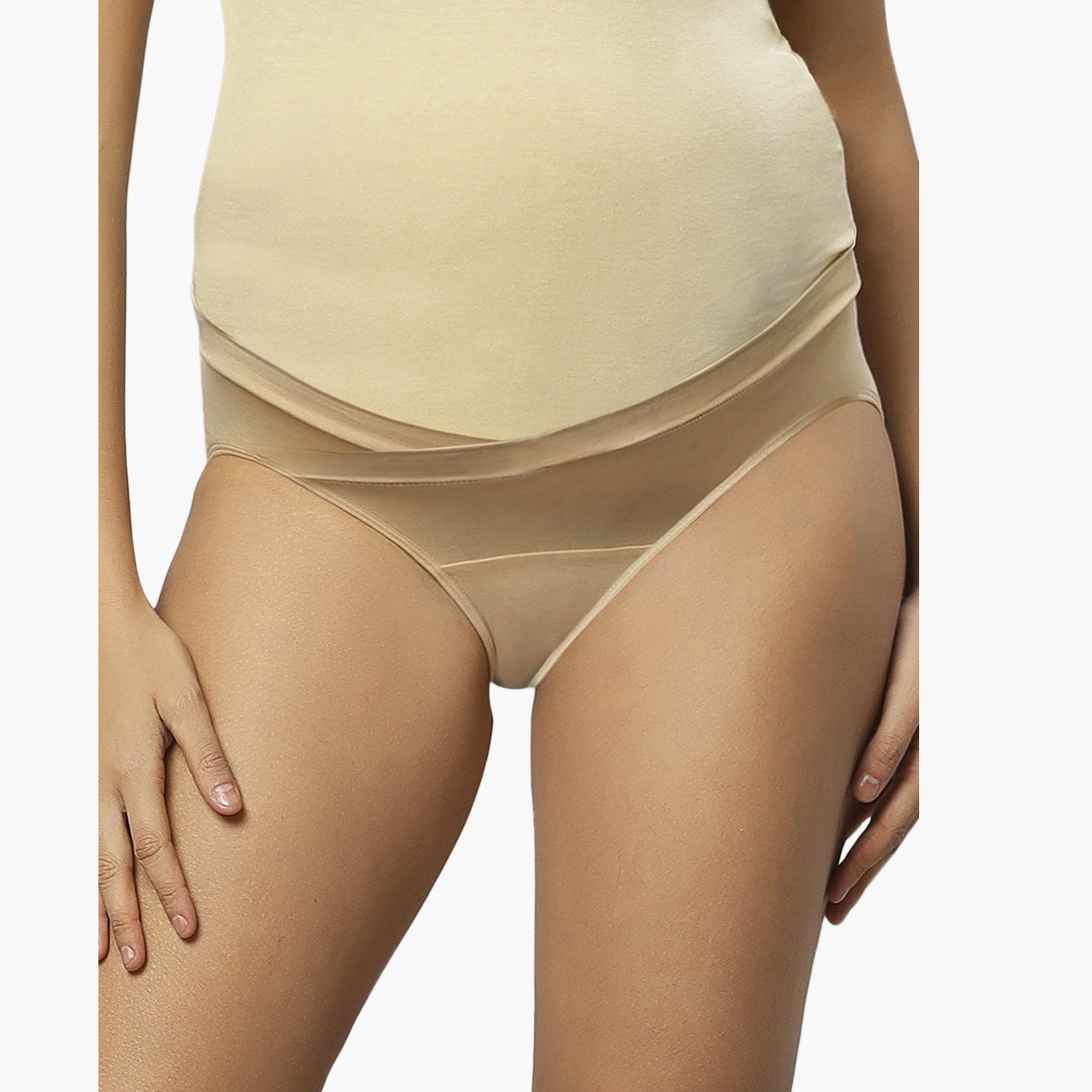 Tummy Pack of 3 Bamboo Cotton Low Waist Maternity Panties-women-clothing-maternity-lingerie-panties-image-5