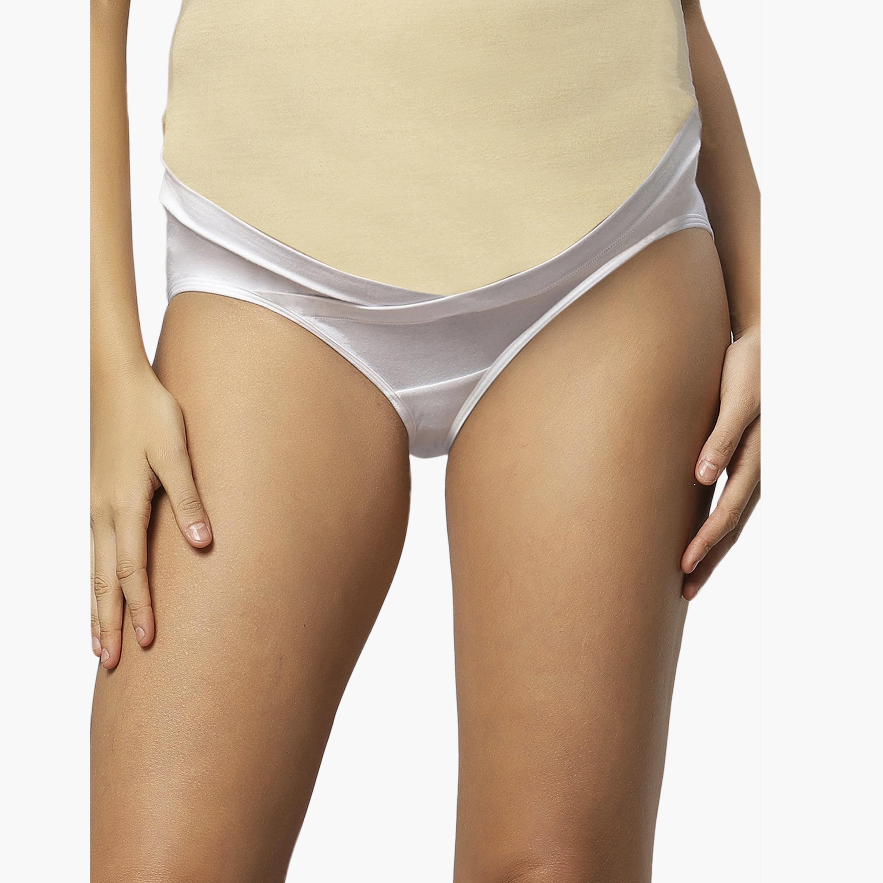 Tummy Pack of 5 Bamboo Cotton Low Waist Maternity Panties-women-clothing-maternity-lingerie-panties-image-5