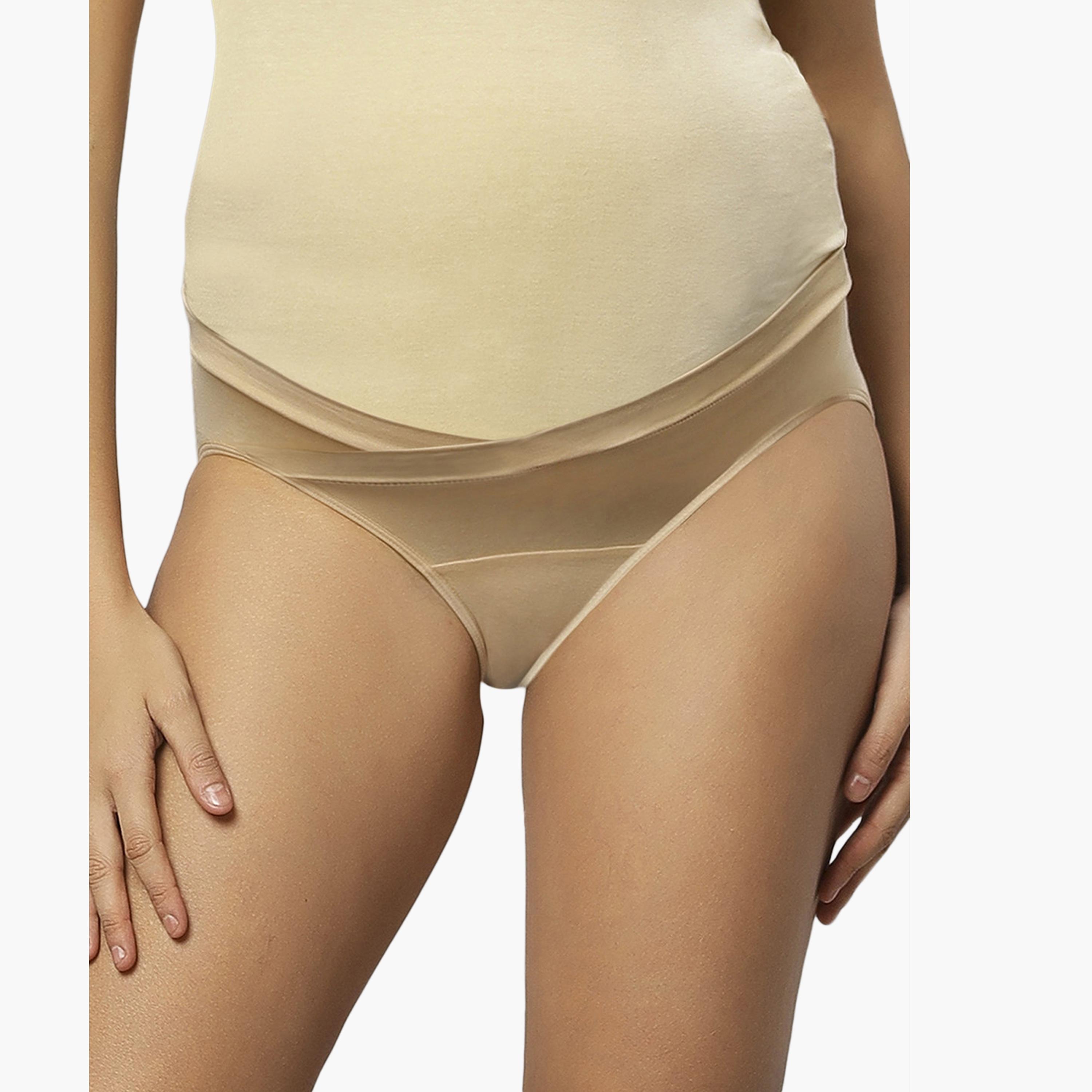 Tummy Pack of 7 Bamboo Cotton Low Waist Maternity Panties-women-clothing-maternity-lingerie-panties-image-3
