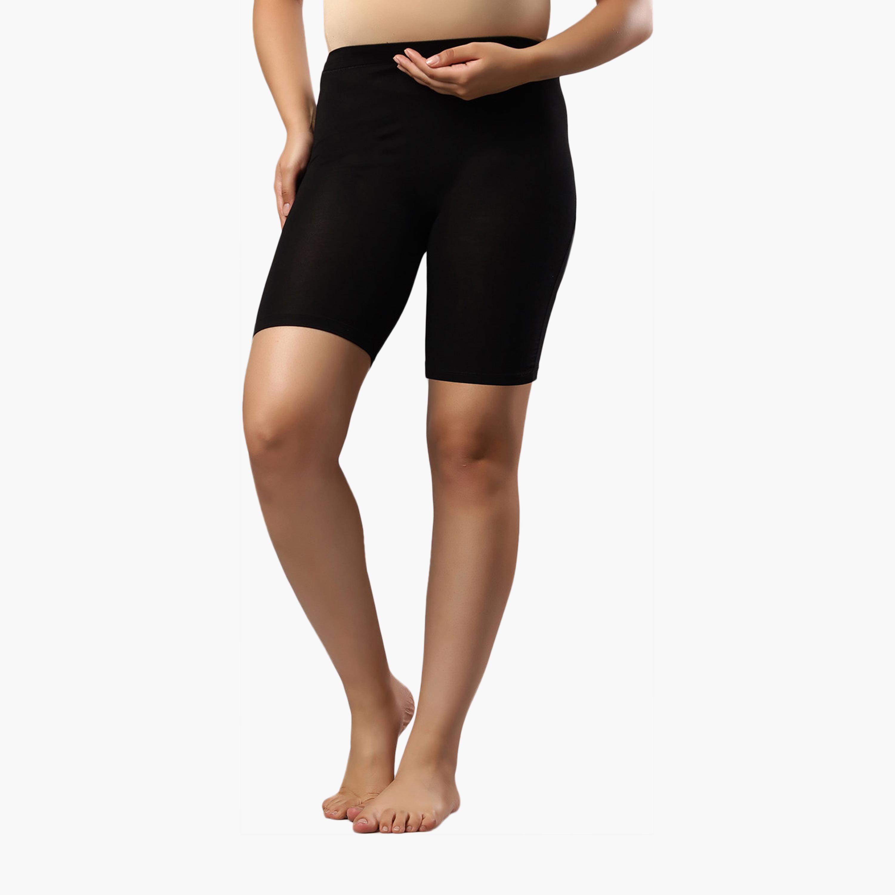 Tummy Bamboo Cotton Blend Over-Belly Maternity Shorts-women-clothing-maternity-lingerie-shapewear-image-12