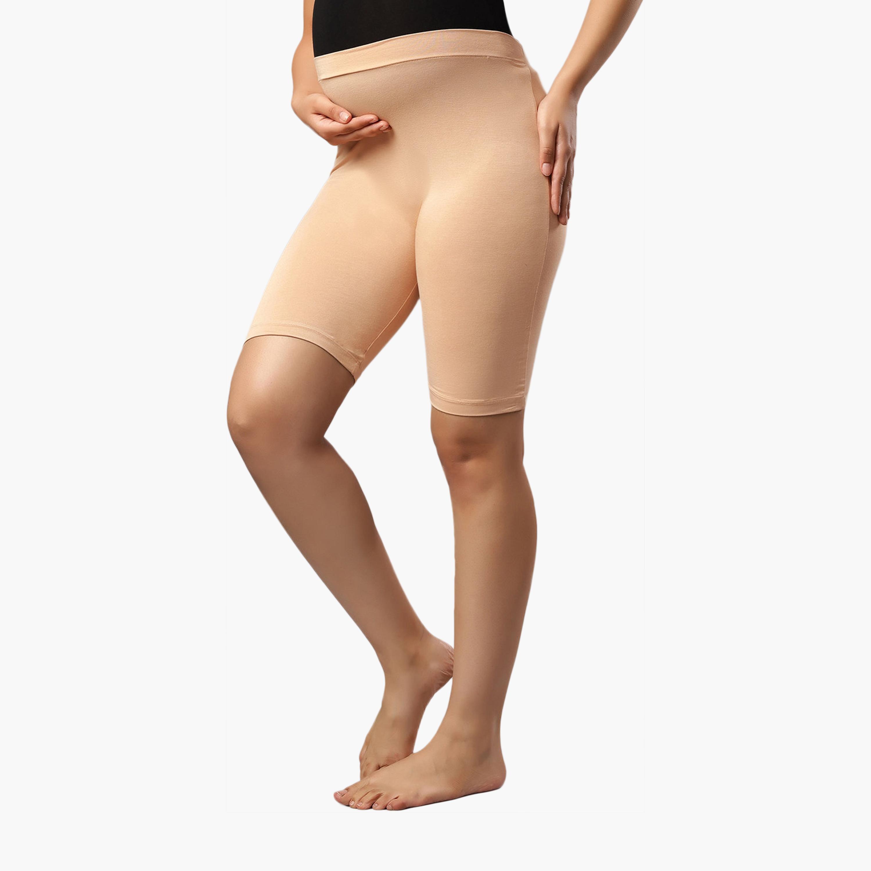 Tummy Bamboo Cotton Blend Over-Belly Maternity Shorts-women-clothing-maternity-lingerie-shapewear-image-13