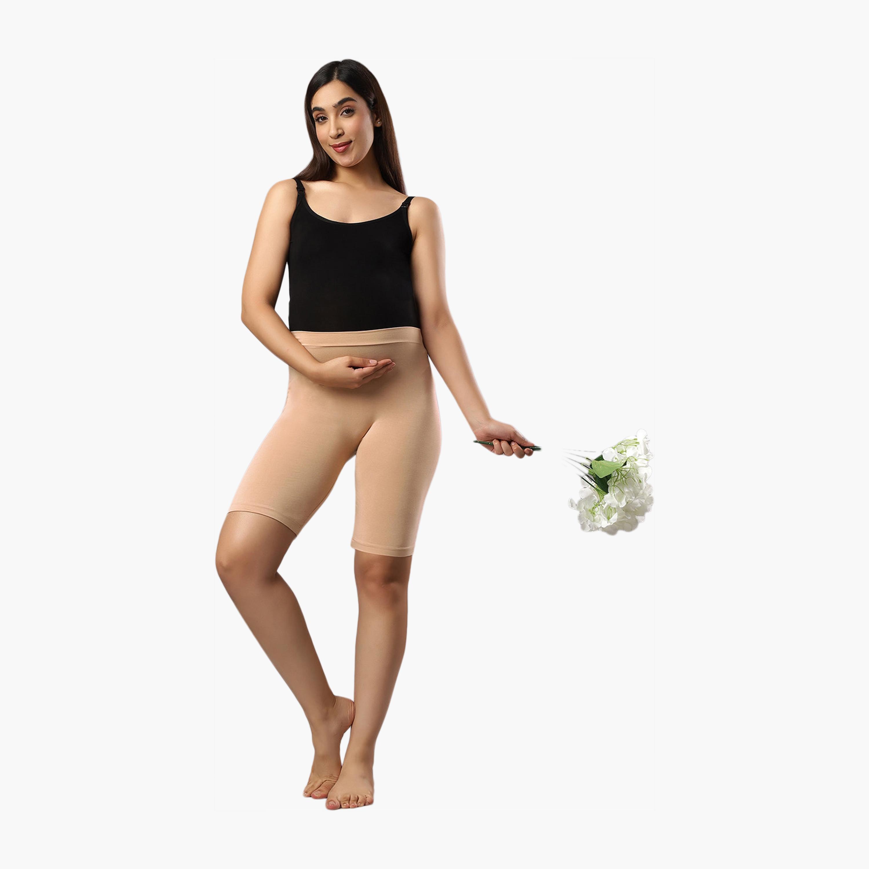 شورت حمل من مزيج القطن والخشب فوق البطن من تامي-women-clothing-maternity-lingerie-shapewear-image-8