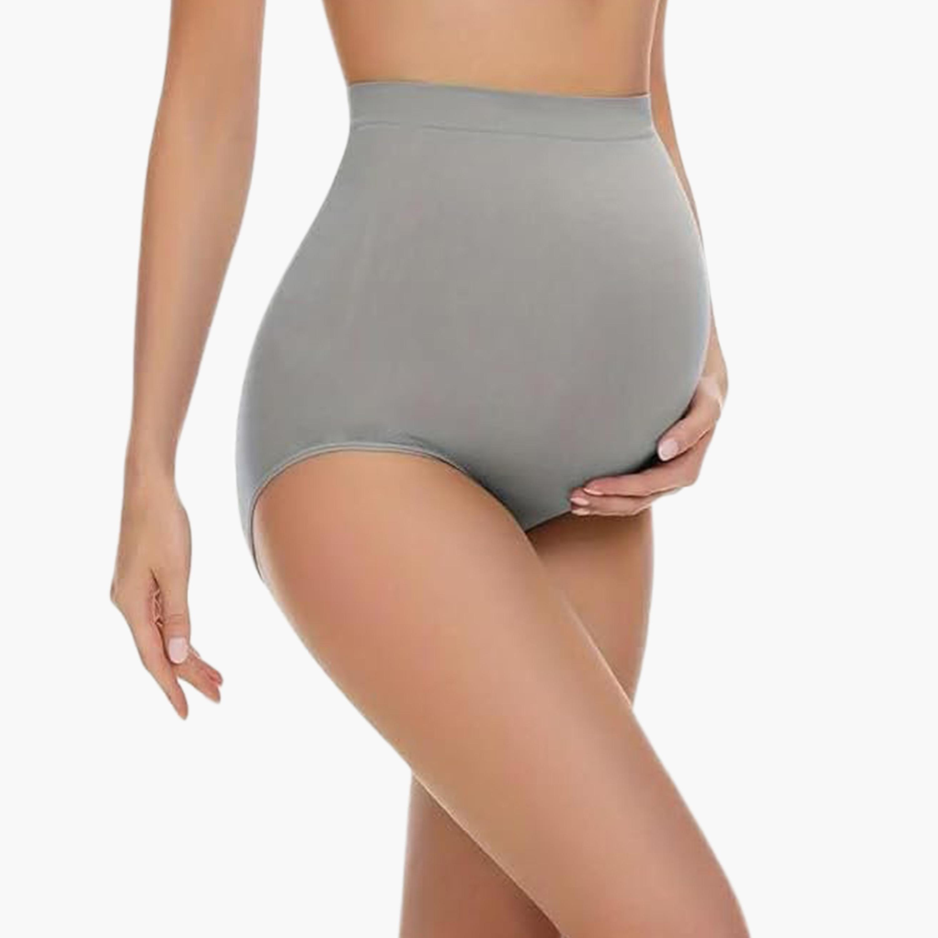Tummy Pack of 2 Bamboo Cotton High Waist Maternity Postpartum Panties-women-clothing-maternity-lingerie-shapewear-image-5