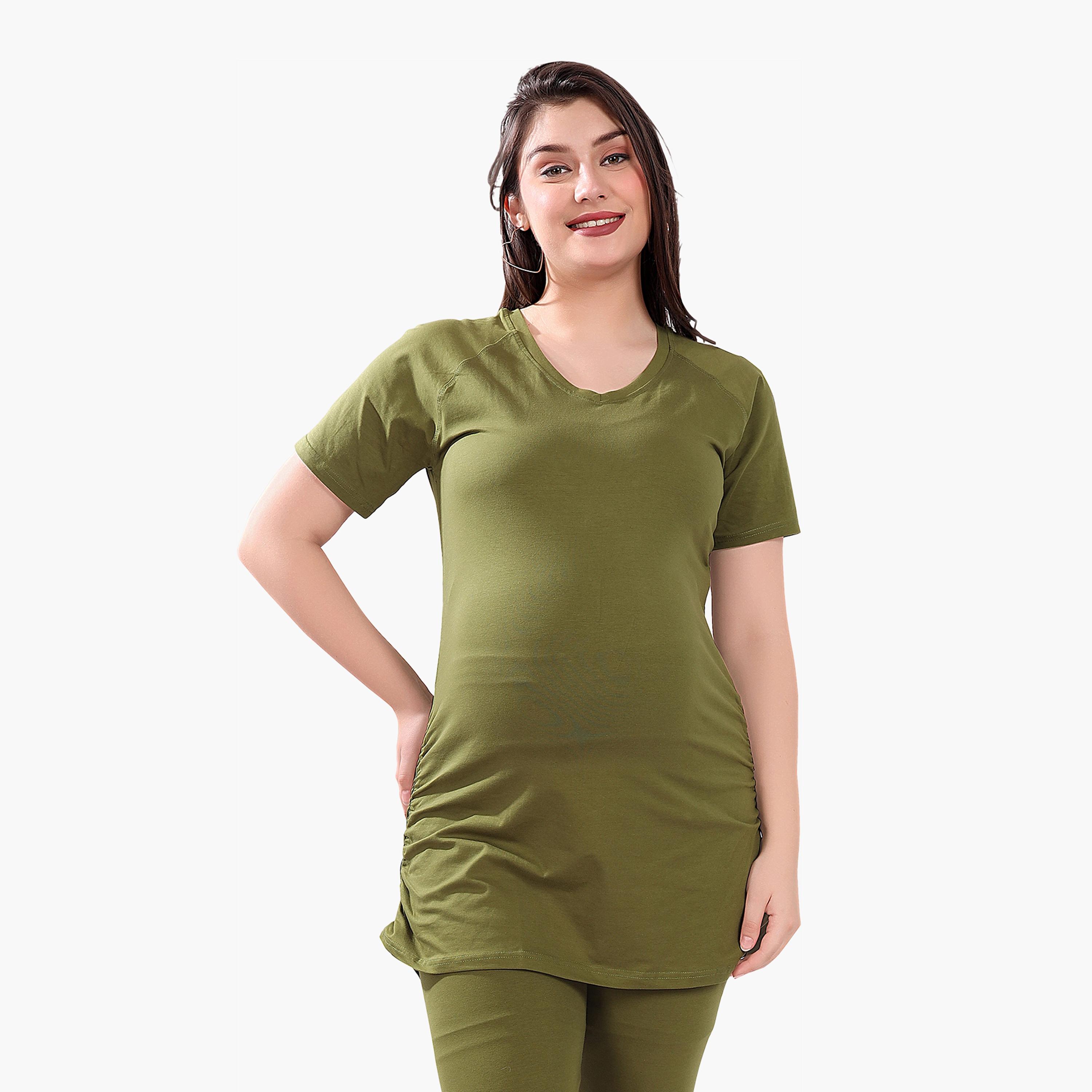 Tummy Maternity T-Shirt-women-clothing-maternity-tops-image-1