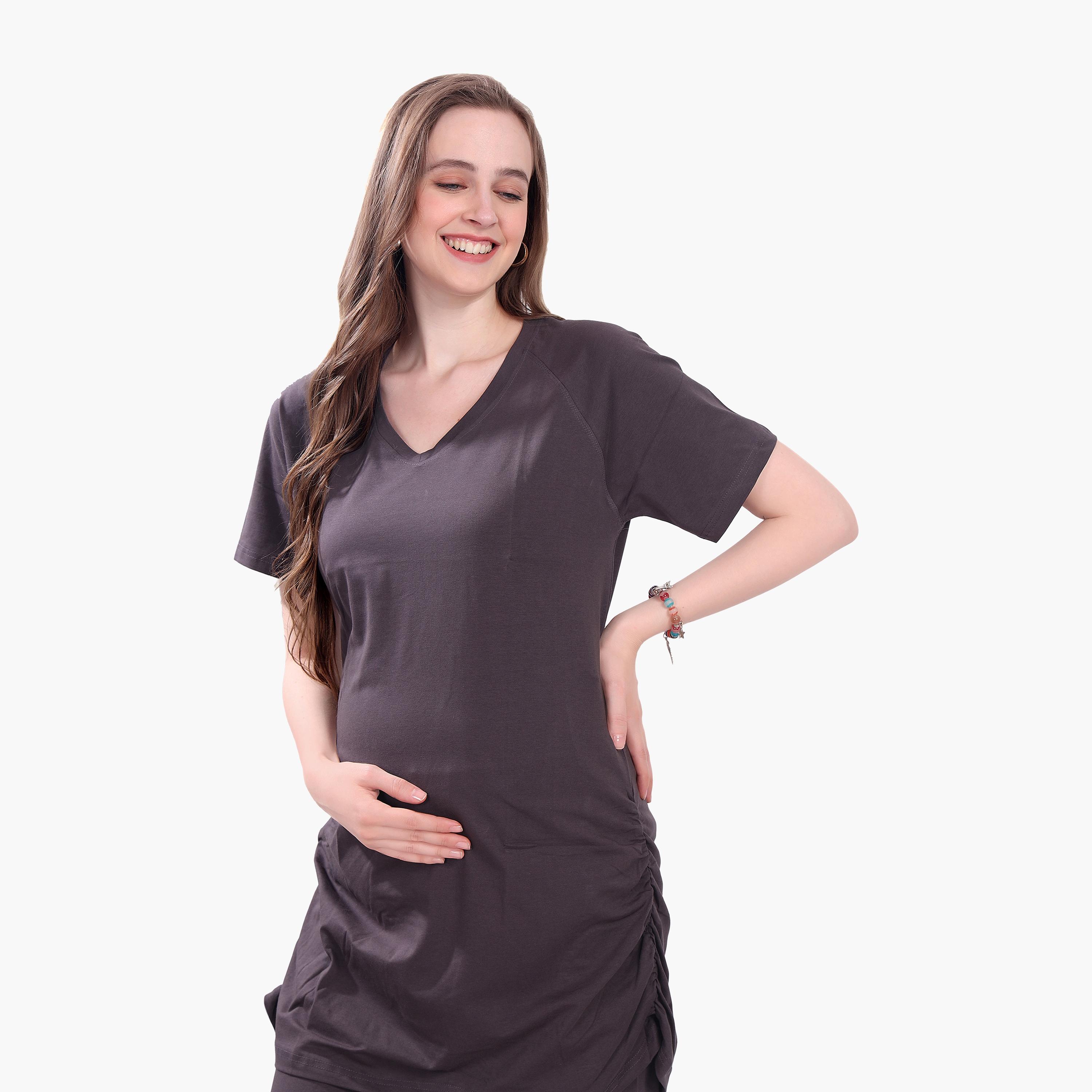Tummy Maternity T-Shirt-women-clothing-maternity-tops-image-1