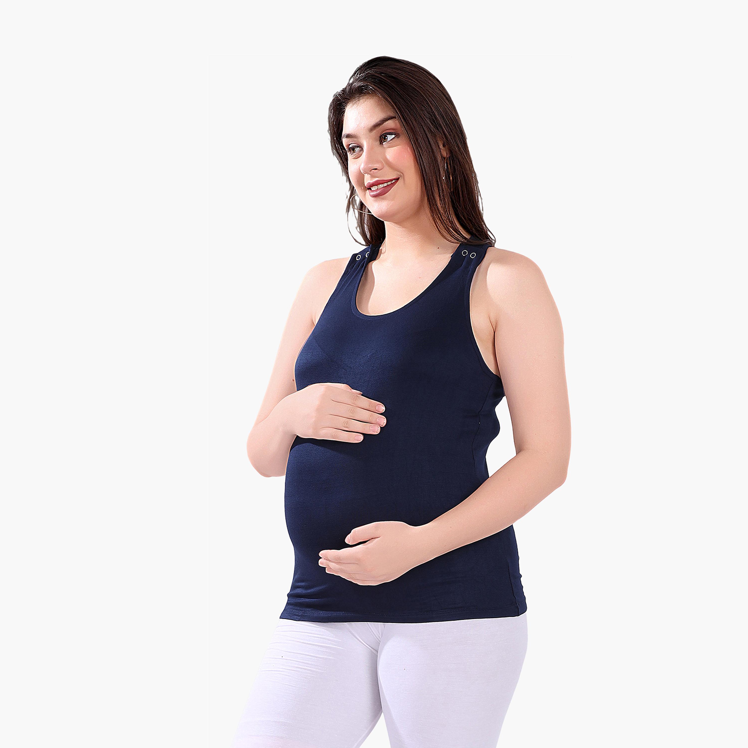 قميص حمل بدون أكمام من تامي-women-clothing-maternity-tops-image-7