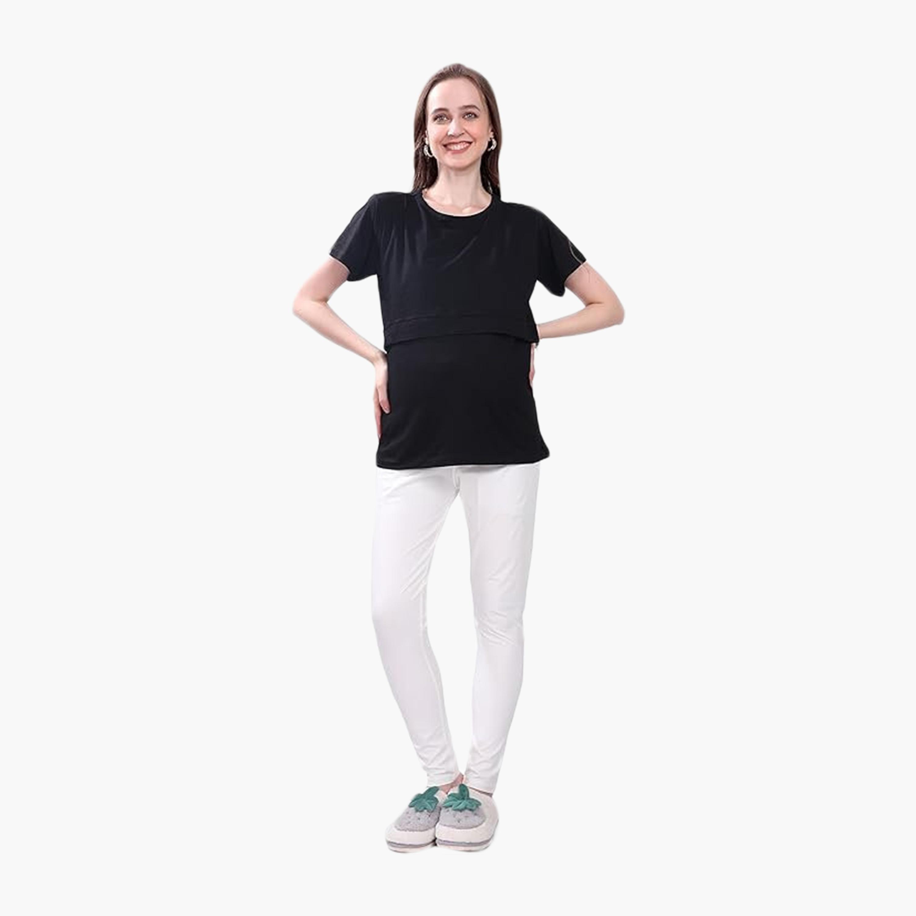 Tummy Stretchable Maternity T-Shirt-women-clothing-maternity-tops-image-5