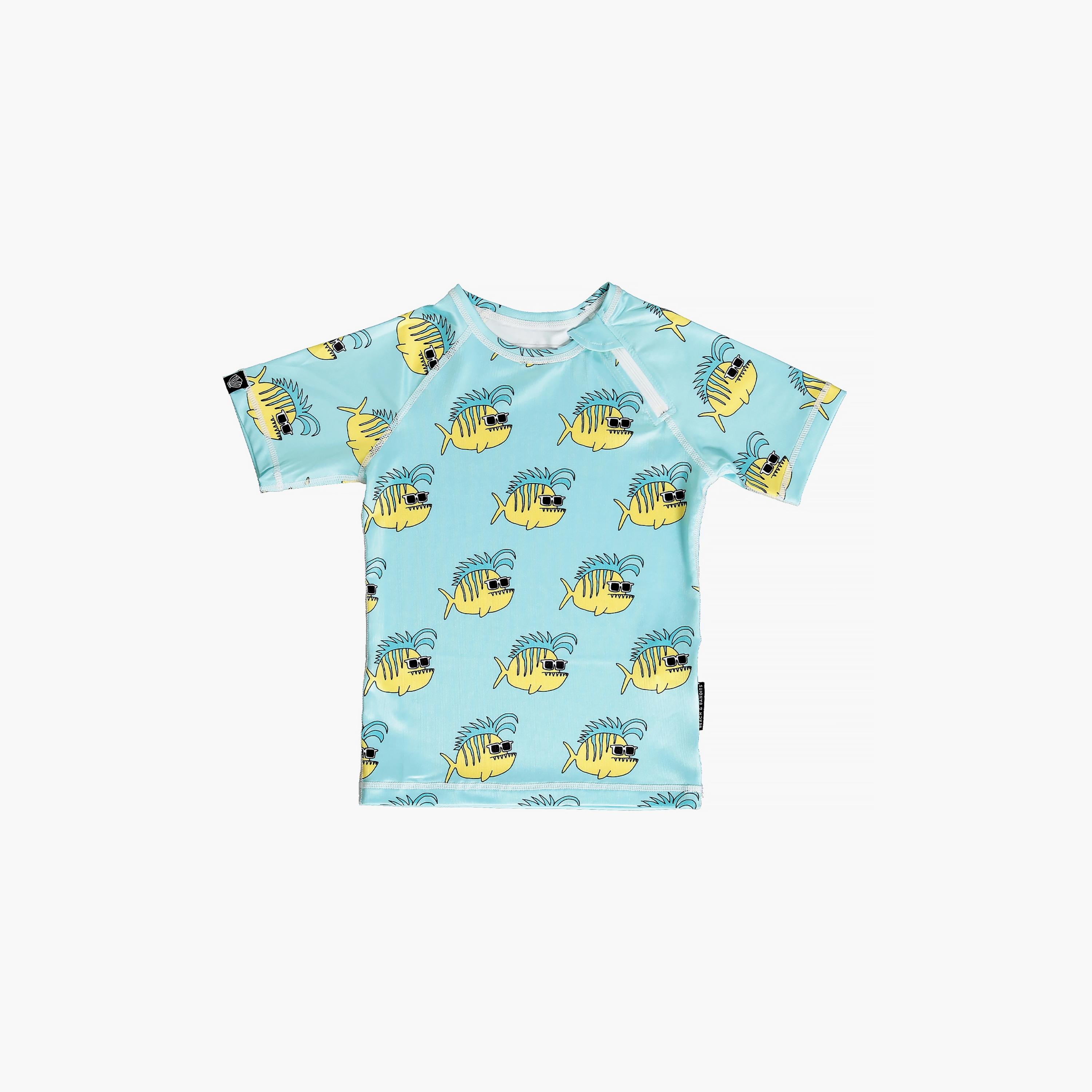 تي شيرت سباحة بطبعة فانكي فيش من بيتش آند بانديتس-sports-boys-clothing-swimwear-image-2