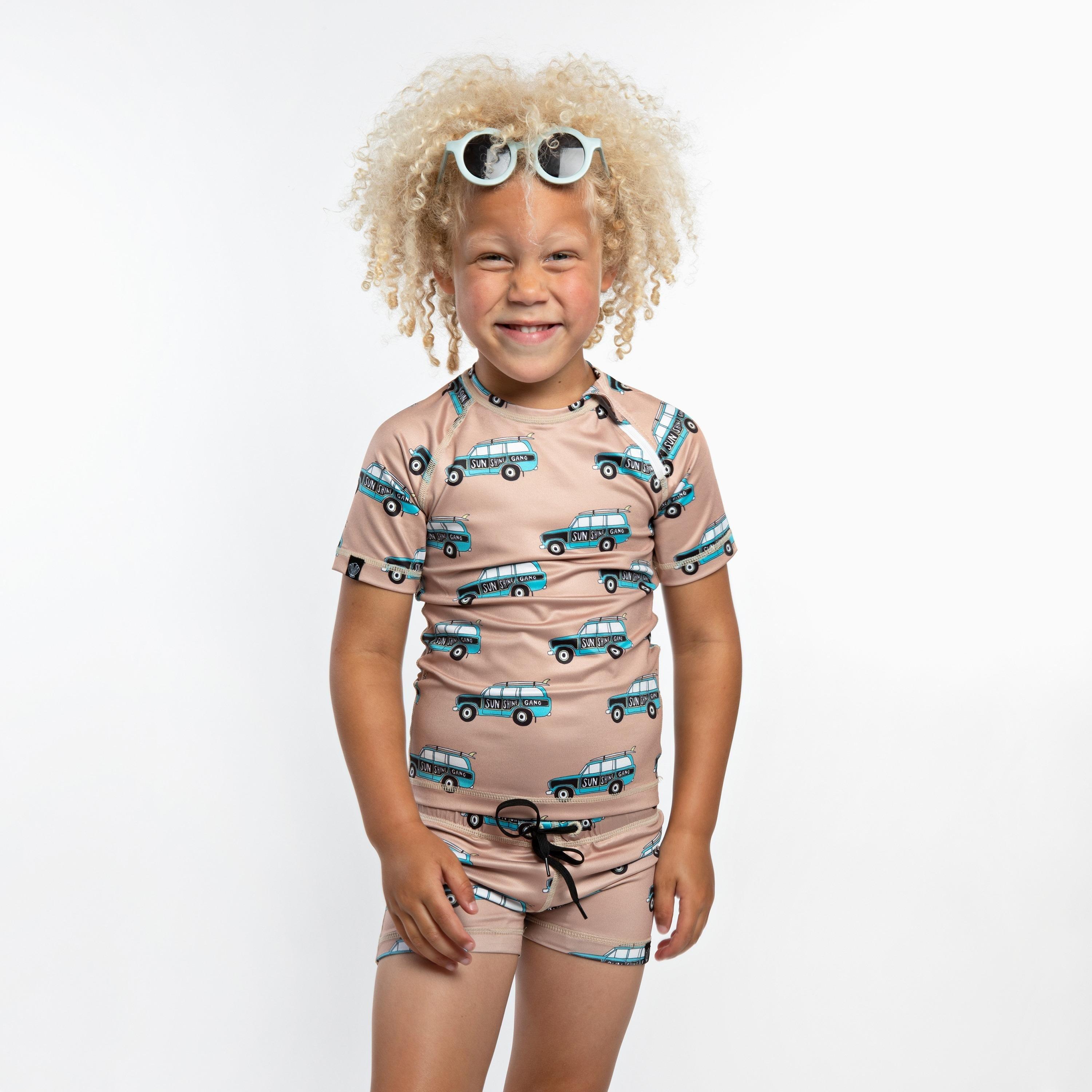 Beach & Bandits The Sunshine Gang Printed Swim T-Shirt-baby-boys-clothing-swimwear-image-2