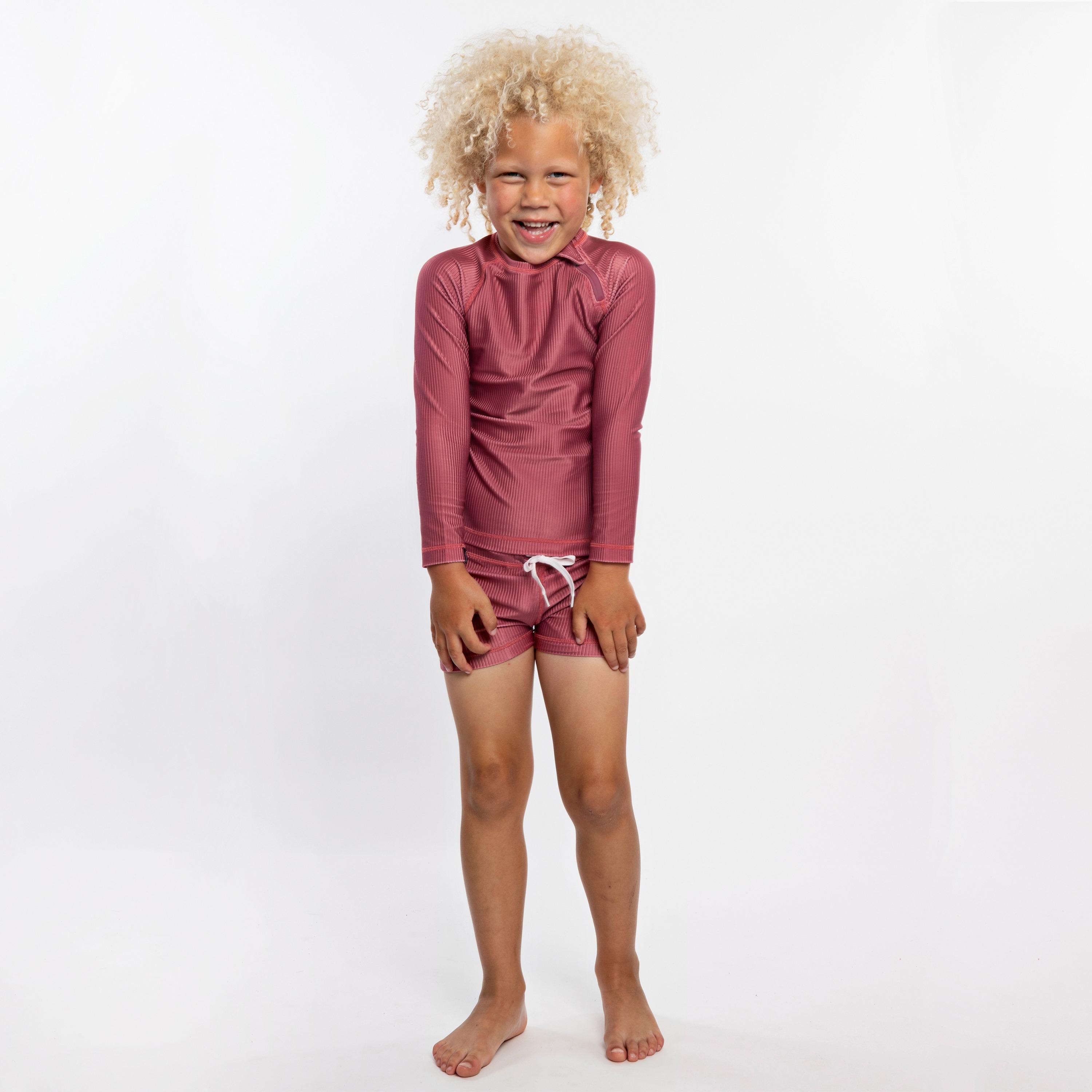 Beach & Bandits Garnet Ribbed Swim T-Shirt-sports-boys-clothing-swimwear-image-1