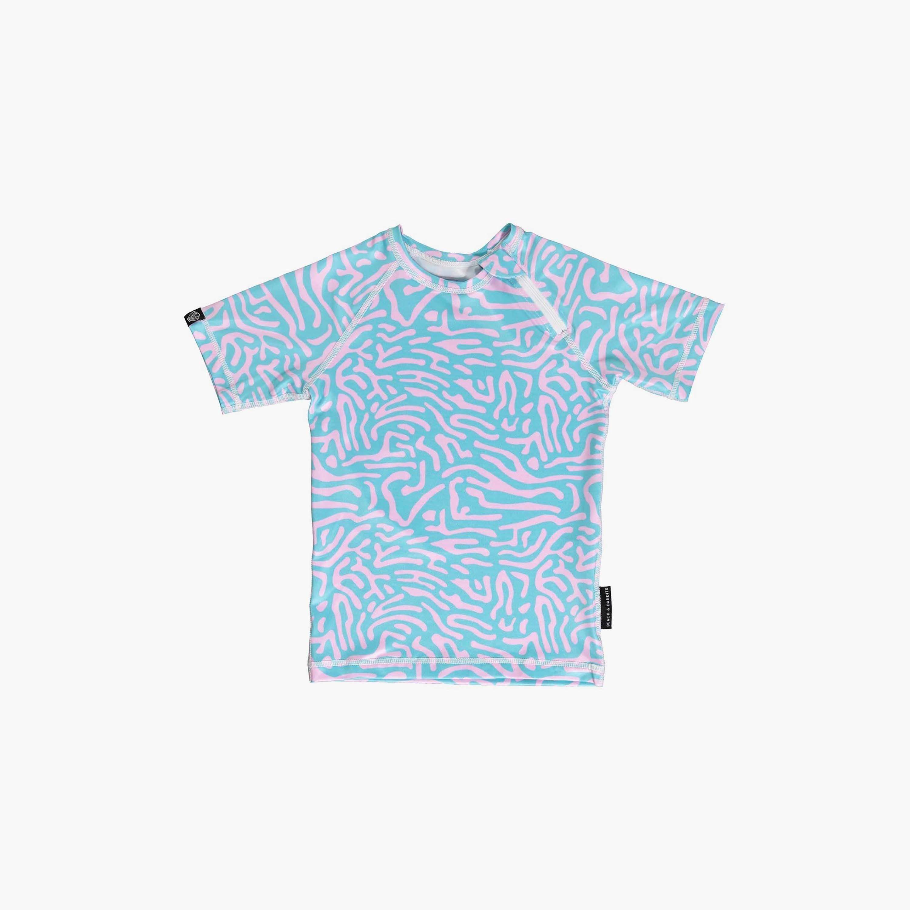 Beach & Bandits Crazy Coral Printed Swim T-Shirt-baby-boys-clothing-swimwear-image-1