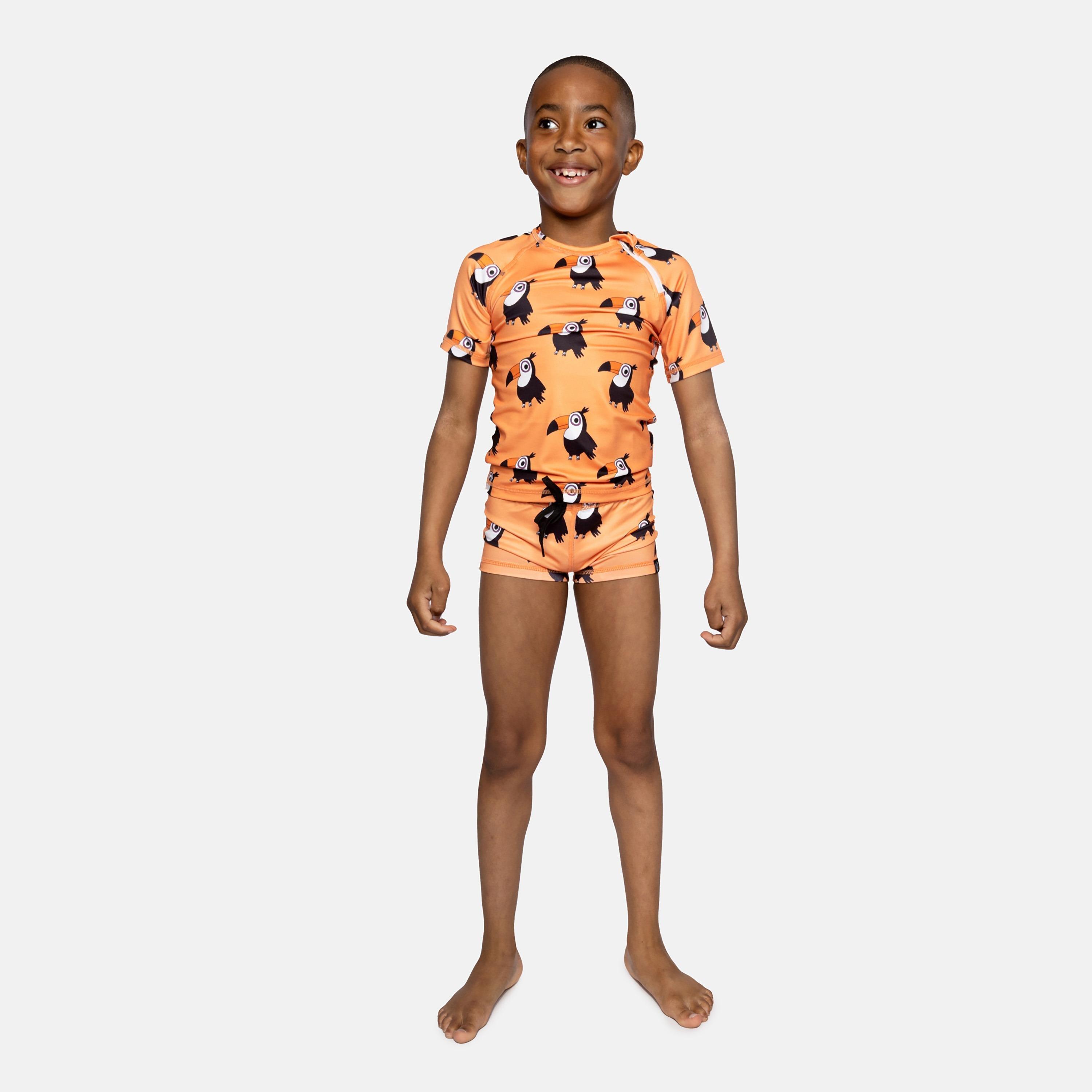 Beach & Bandits Toucan Can Do It! Printed Swim T-Shirt-baby-boys-clothing-swimwear-image-2