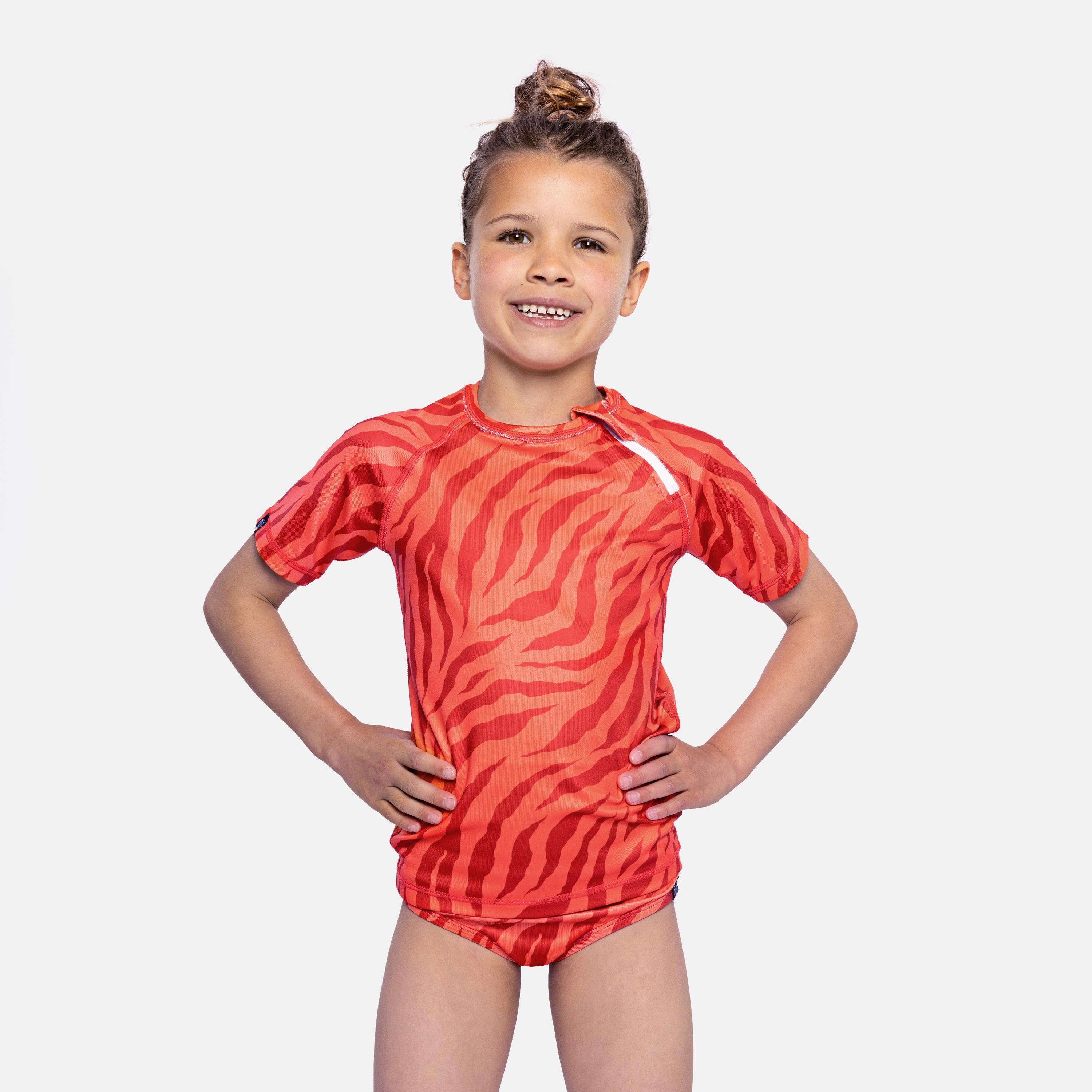 Beach & Bandits Stripes Of Love Printed Swim T-Shirt-sports-girls-clothing-swimwear-image-1